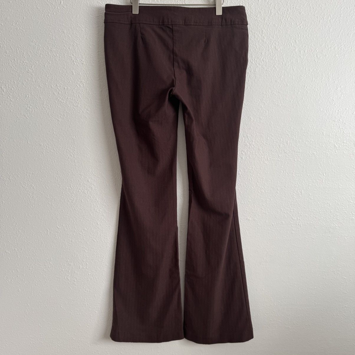 Other CHARLOTTE RUSSE Y2K Brown Stretch Wide Leg Trouser Pants Size 30" / US 8 / IT 44 - 6 Thumbnail