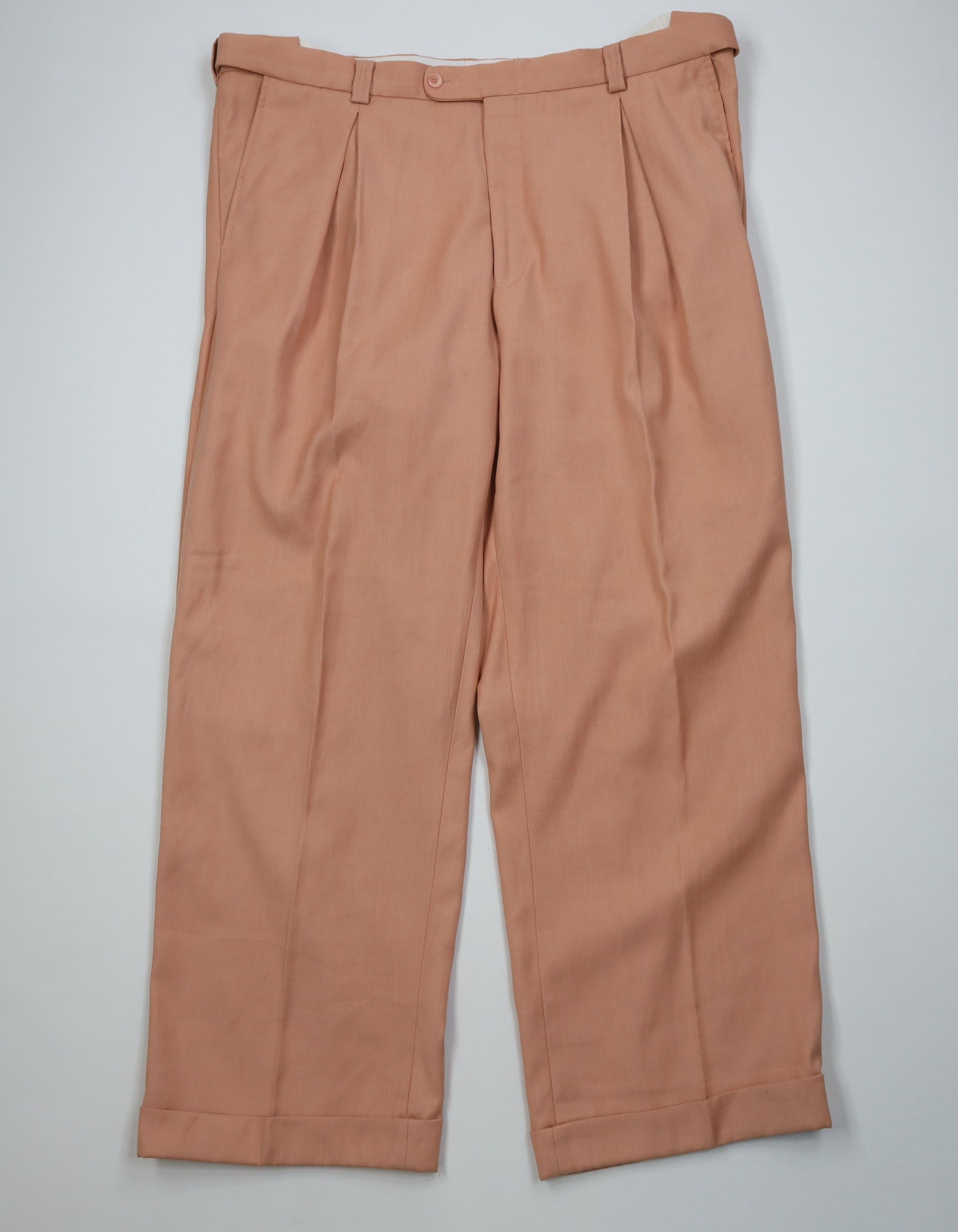 Vintage Vintage 90s Streetwear 2 Piece Rayon Gabardine Suit Size 46R - 12 Thumbnail