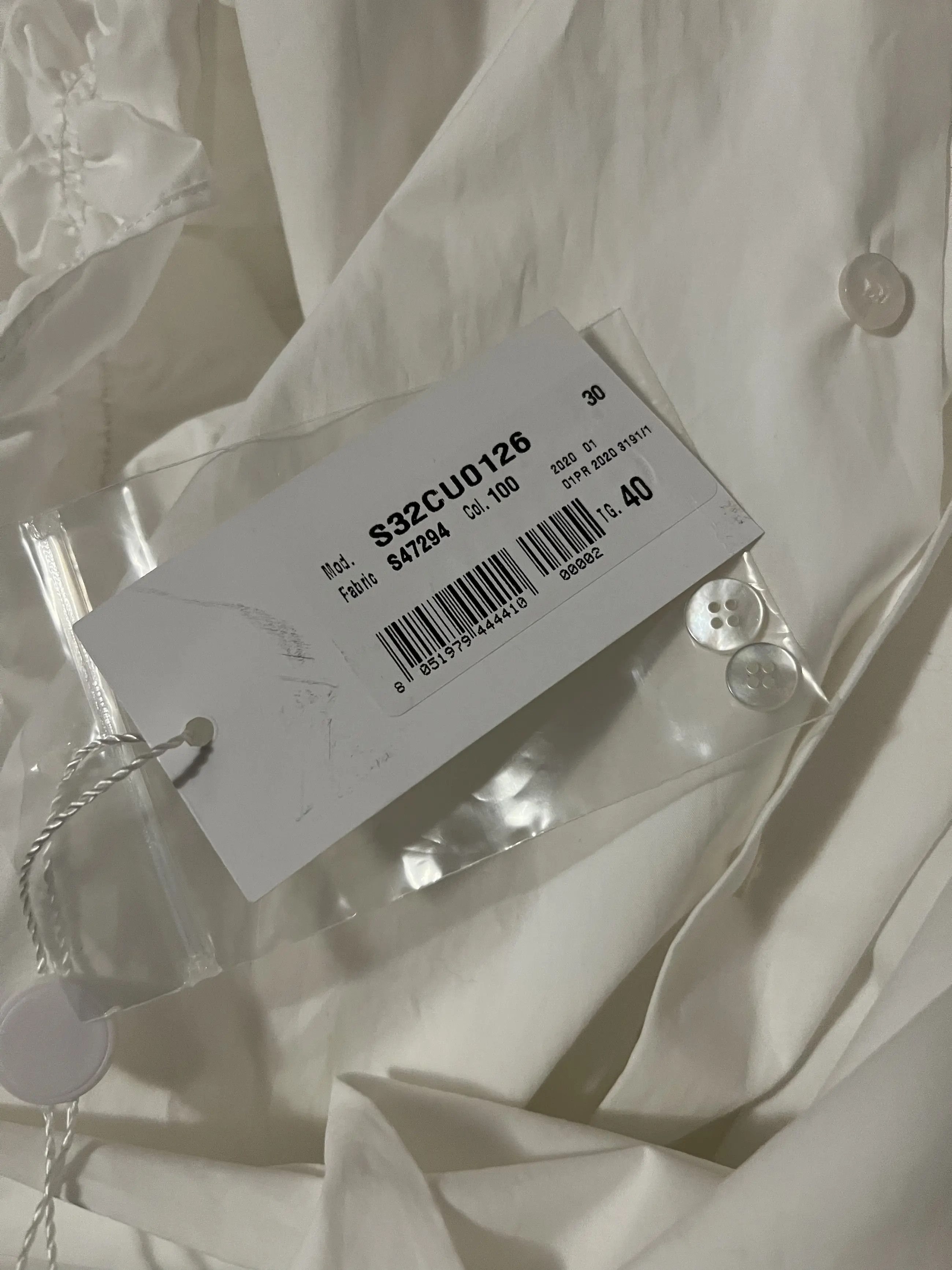 Maison Margiela RUFFLE PANEL LONG SHIRT Size L / US 10 / IT 46 - 7 Thumbnail