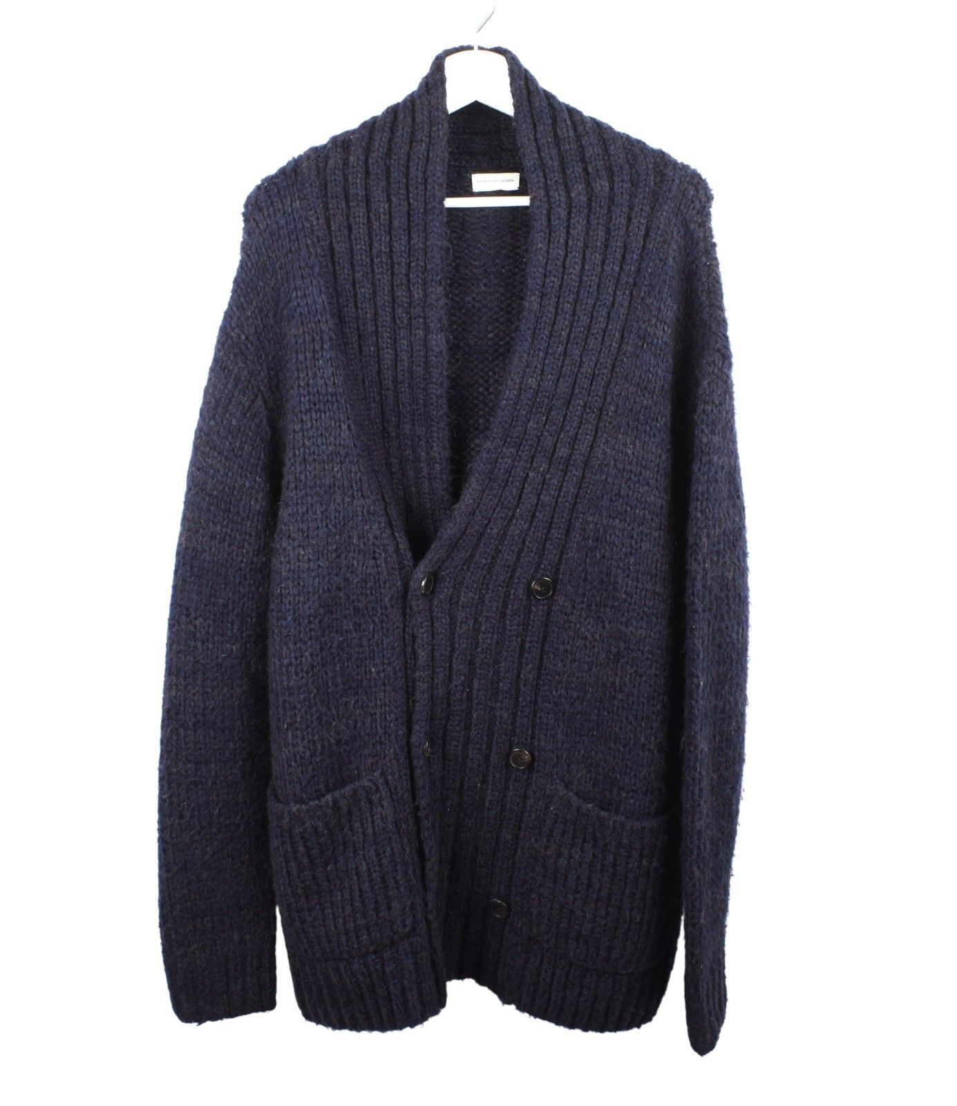 Dries Van Noten Dries Van Noten Men Sweater heavy warm cardigan L, S1866 Size US L / EU 52-54 / 3 - 1 Thumbnail