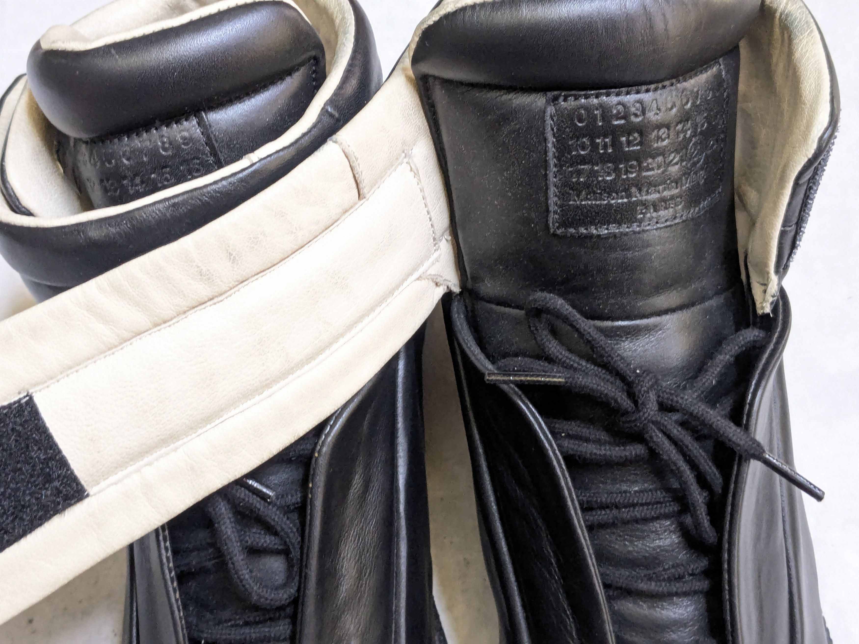 Maison Margiela Maison Margiela Future Black High Tops 10 43 Leather Size US 10 / EU 43 - 8 Thumbnail