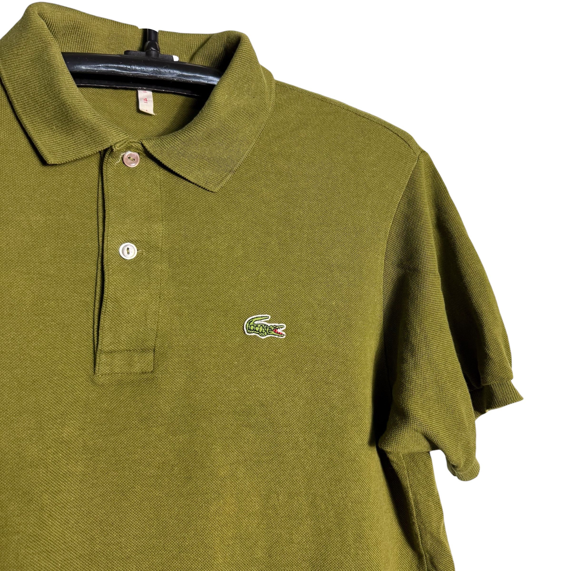 Lacoste 🔥RARE🔥Vintage Chemise Lacoste OG Polo Shirt Size US XL / EU 56 / 4 - 3 Thumbnail