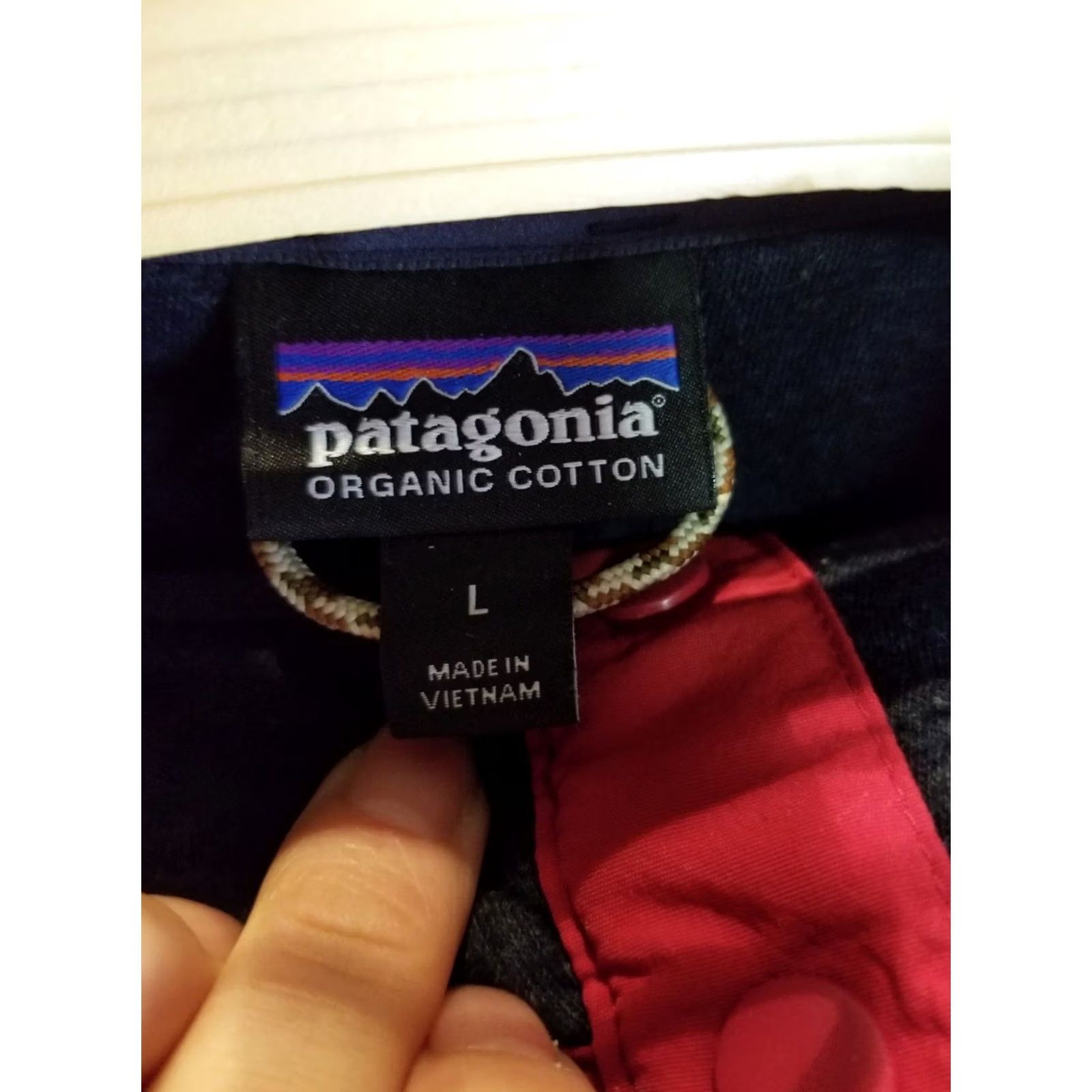 Patagonia VINTAGE PATAGONIA SNAP T ORGANIC COTTON PULLOVER JACKET SZ XL NAVY Men Size US XL / EU 56 / 4 - 3 Thumbnail