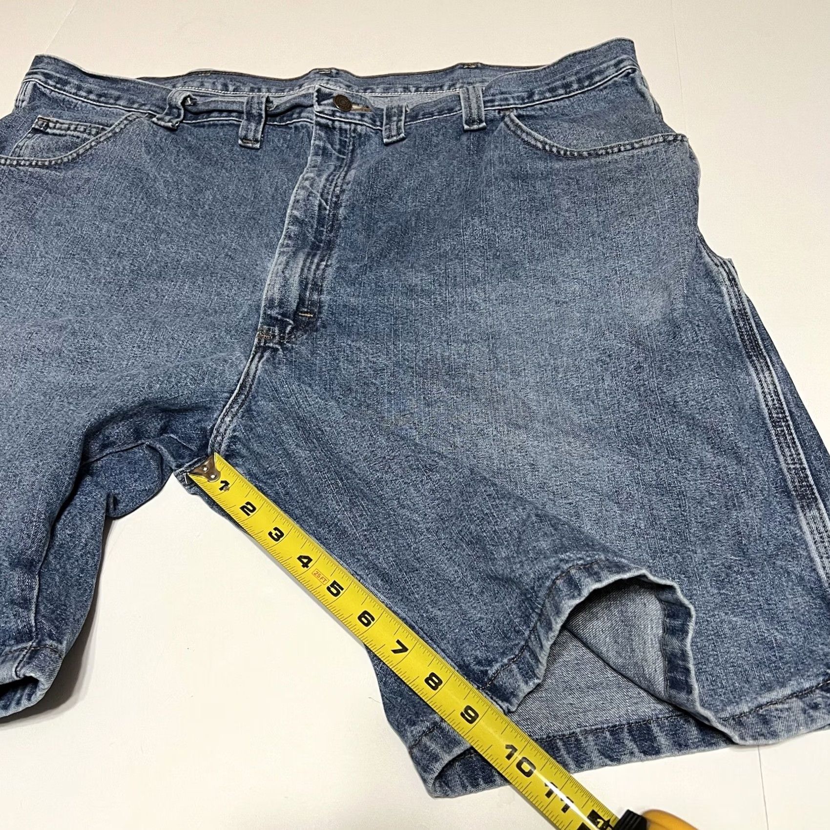 Wrangler Wrangler Shorts Mens 46 Blue Denim Carpenter Utility Workwear Casual Men Size US 30 / EU 46 - 5 Thumbnail