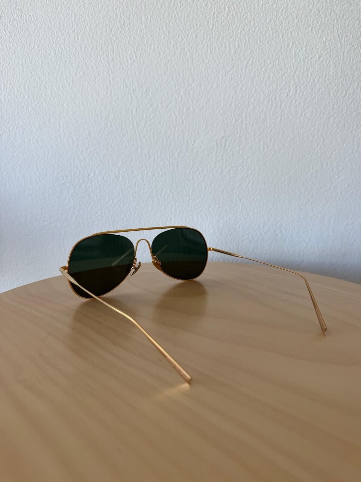 Acne Studios New acne studios spitfire sunglasses gold metal aviator m Size ONE SIZE - 5 Thumbnail