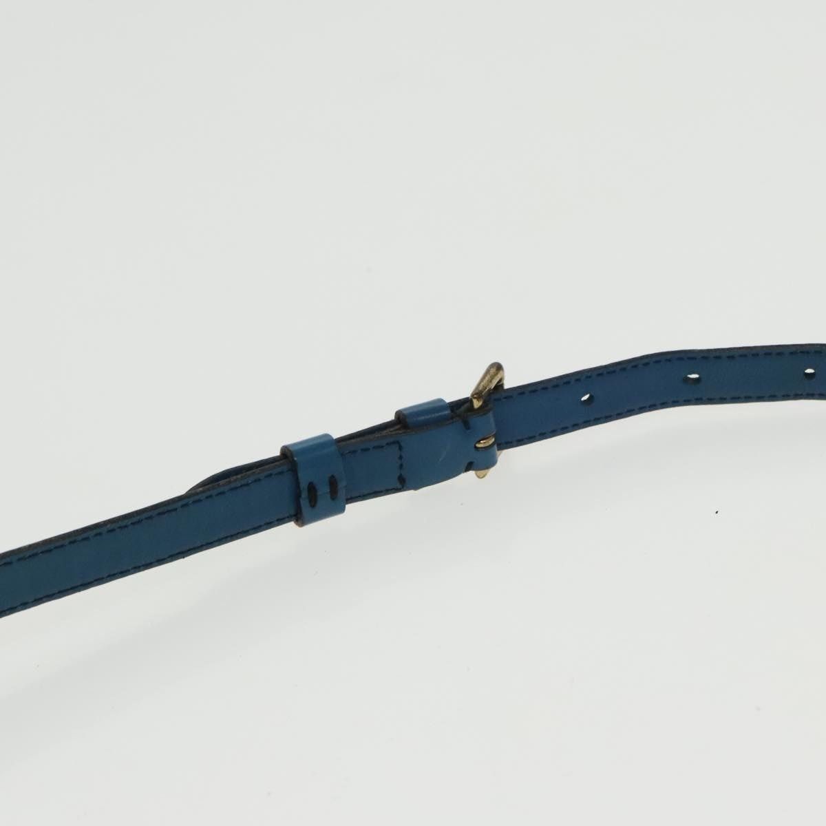 Louis Vuitton LOUIS VUITTON Epi June Feuille Shoulder Bag Blue M52155 Size ONE SIZE - 8 Thumbnail