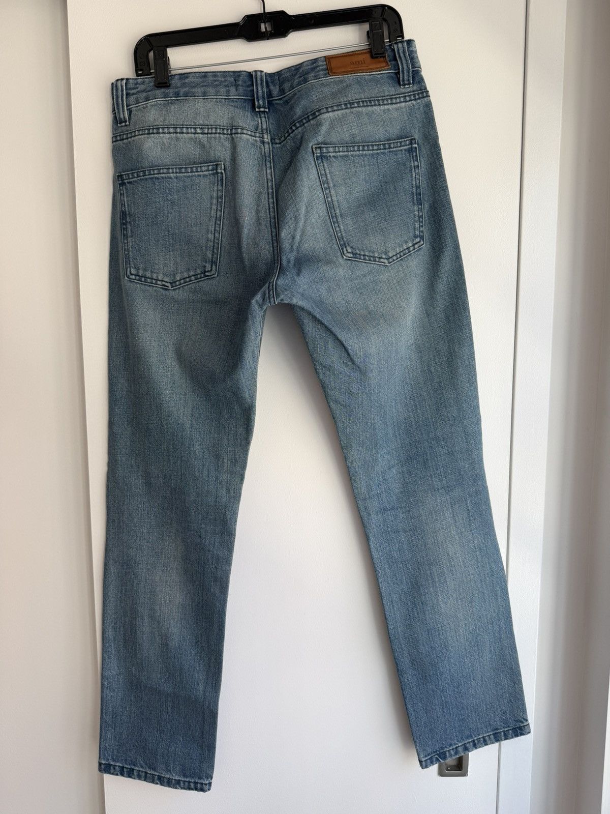 AMI Ami Slim Fit Denim, Sky Blue - Size 31 Size US 31 - 2 Thumbnail