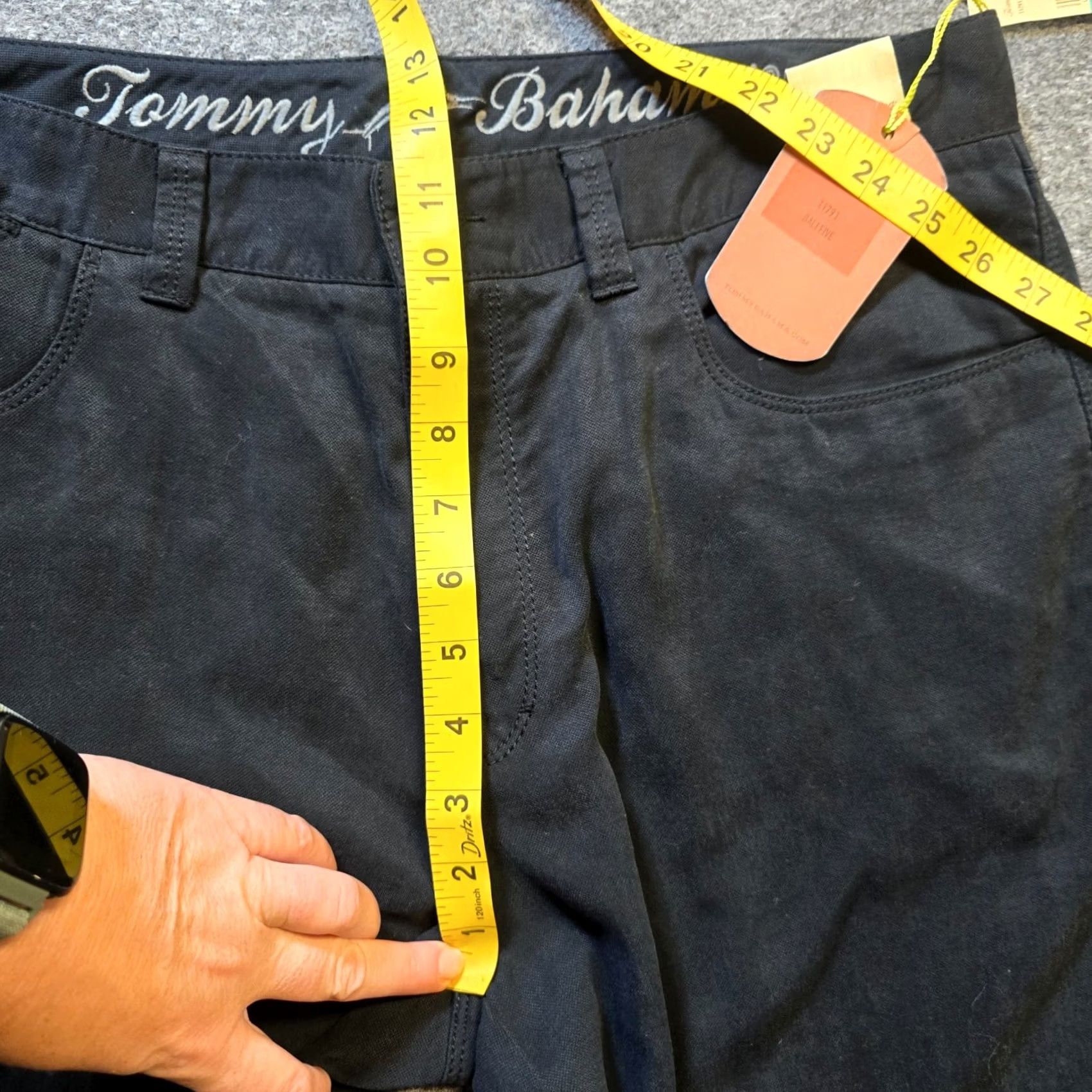 Tommy Bahama Tommy Bahama Pants Mens Size 35x32 Black Tencel Straight Leg Capsule Minimal Size US 35 - 7 Thumbnail