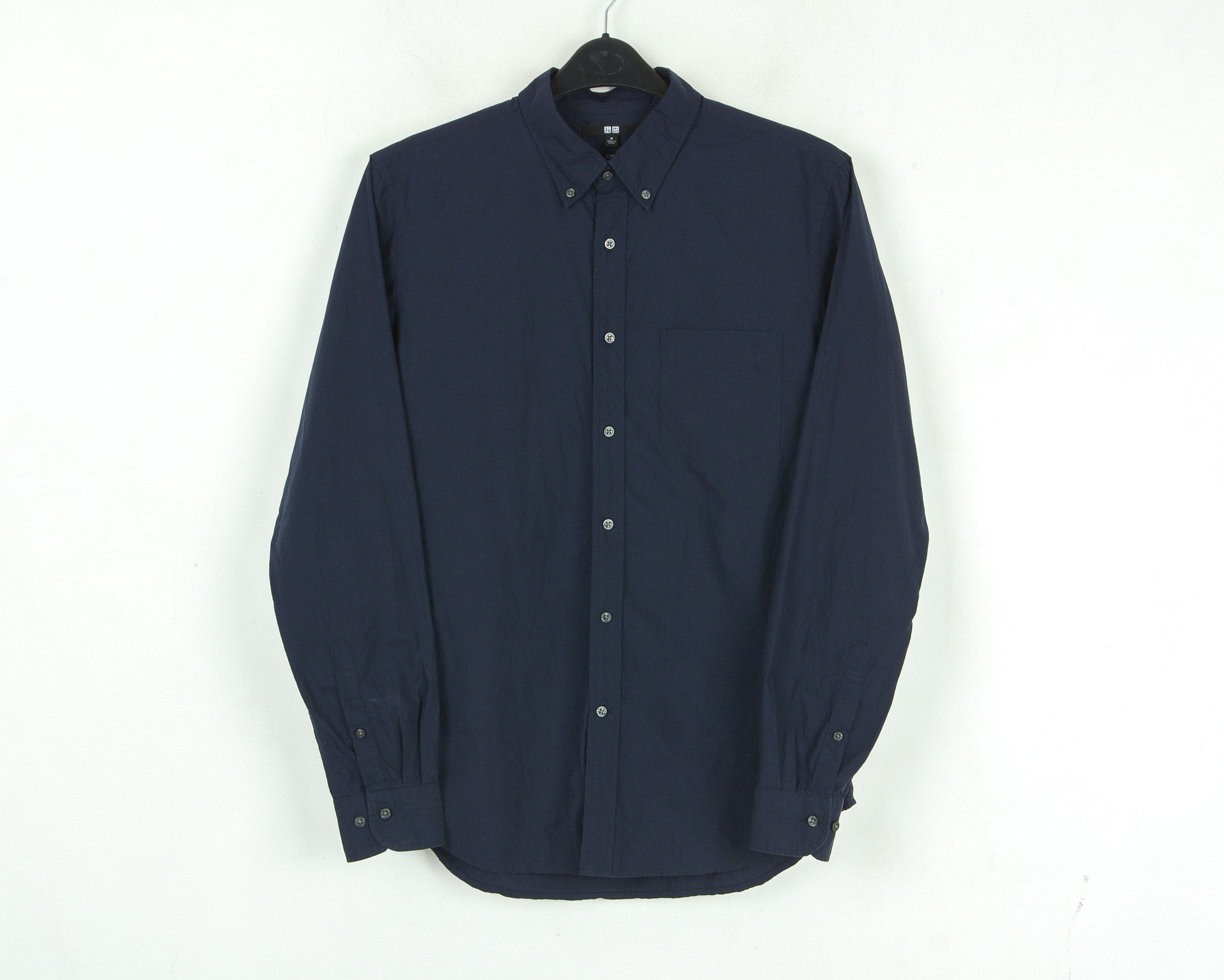 Uniqlo Shirt M Long Sleeved Formal Cotton Slim Fit Casual Top Size US M / EU 48-50 / 2 - 1 Thumbnail