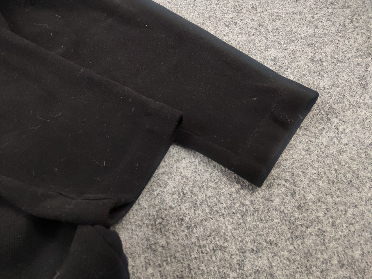 Vintage Grizas Design black Asymmetric cardigan cotton coat buttons Size XL / US 12-14 / IT 48-50 - 7 Thumbnail