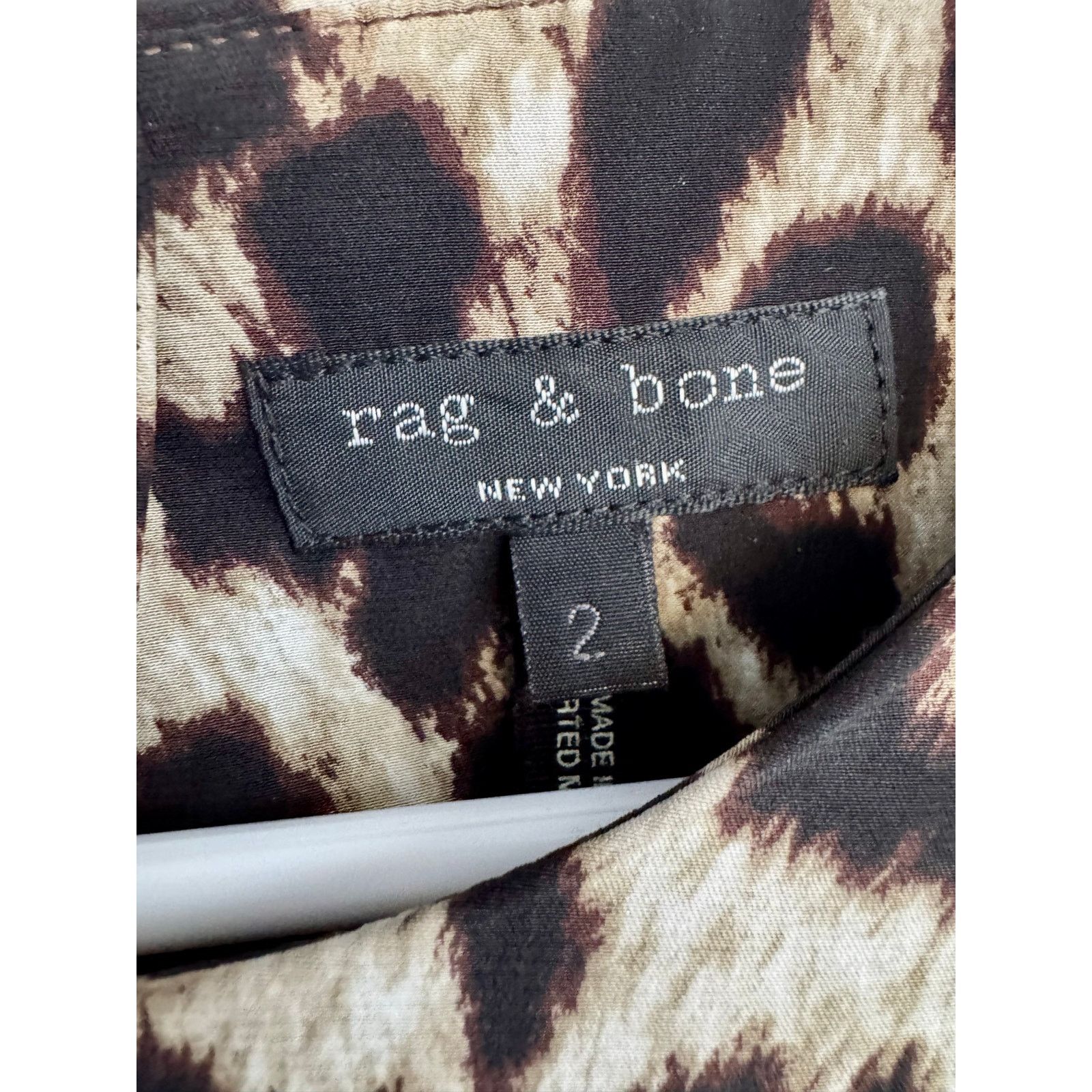 Rag & Bone Rag & Bone Leopard Print Silk Dress sz 2 Size XS / US 0-2 / IT 36-38 - 5 Thumbnail
