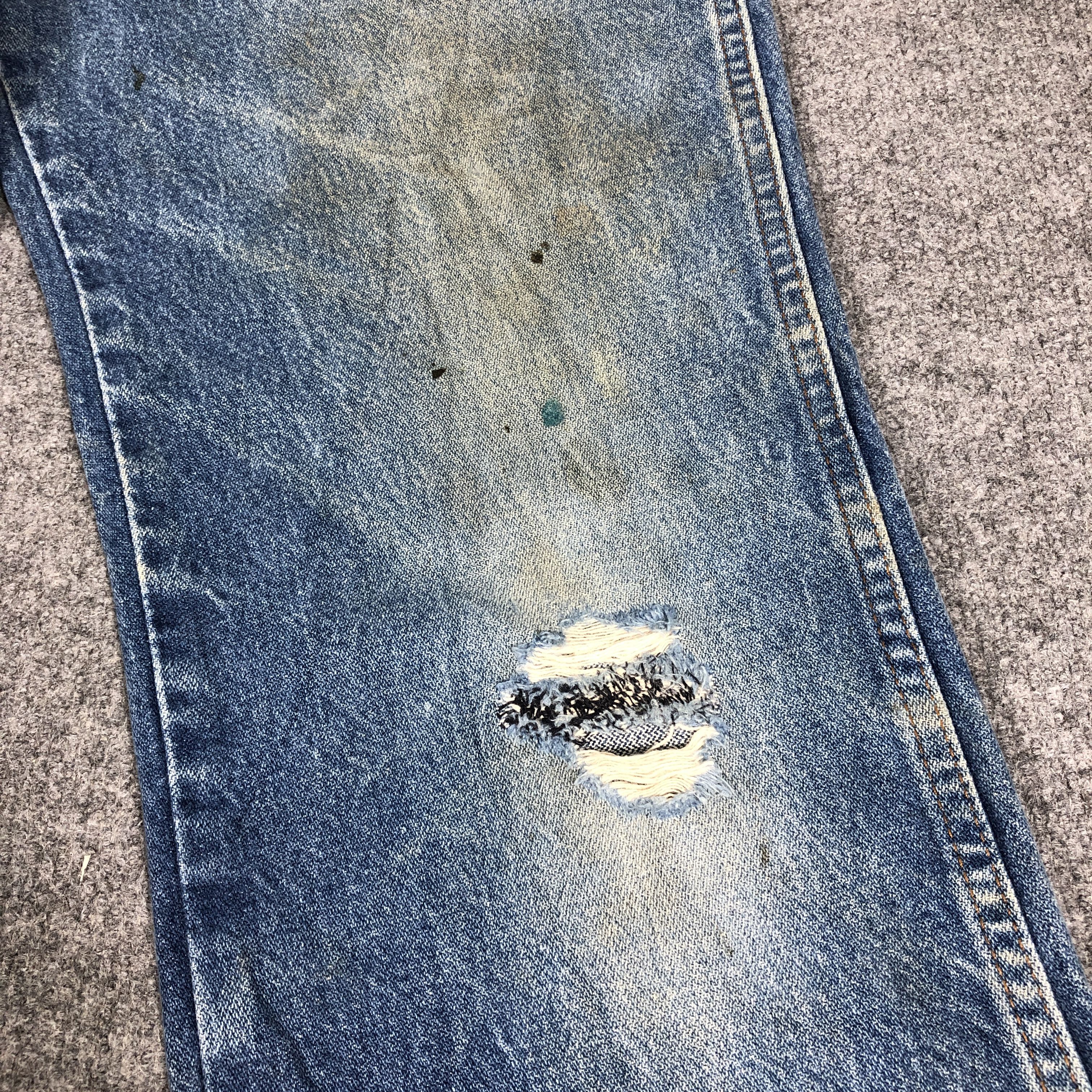 Vintage × Wrangler Vintage Wrangler Jeans Dirty L1037 Size US 33 - 4 Thumbnail