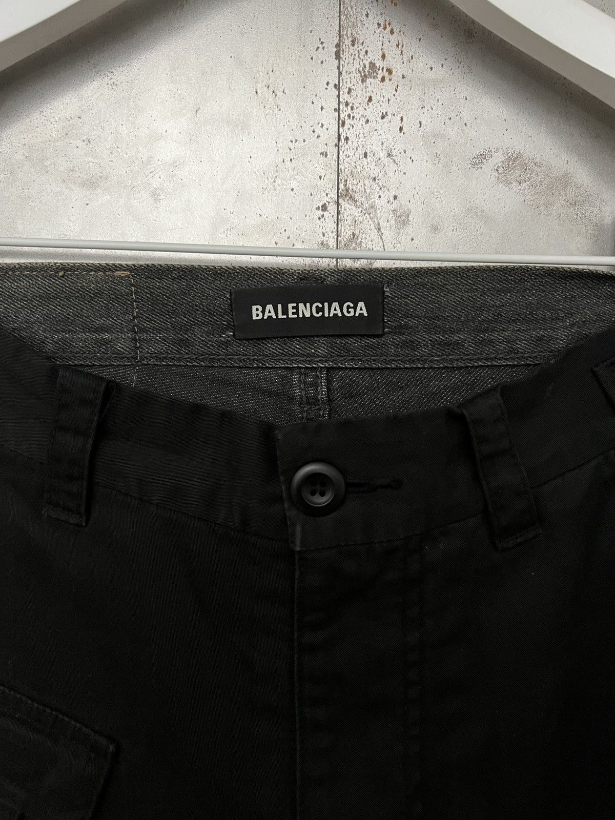 Balenciaga Balenciaga Hybrid Denim **Cut Shorts** Size US 30 / EU 46 - 4 Thumbnail