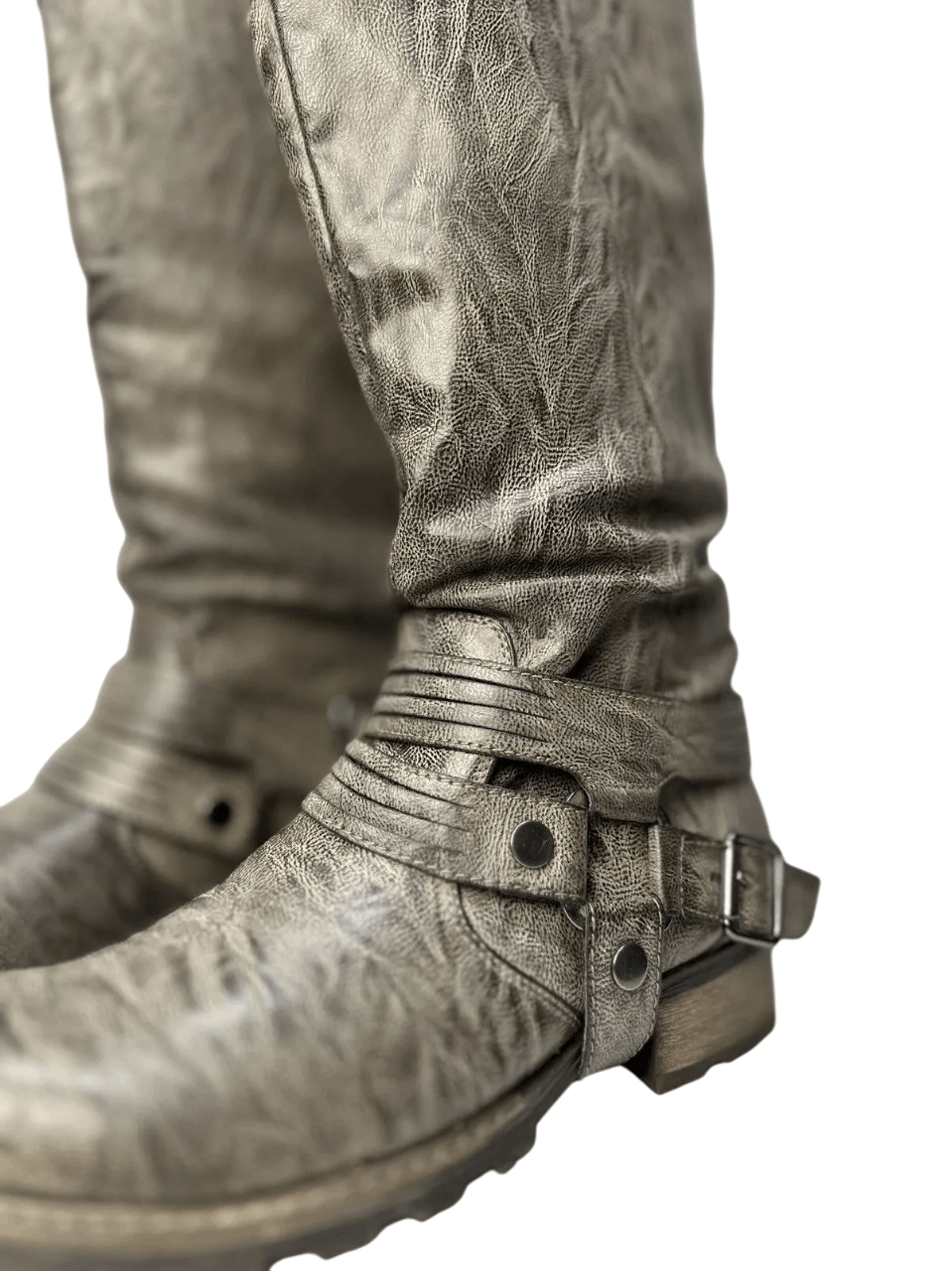Western Rise Vintage High Boots Leather Rick Owens Style Western Opium Size US 8 / EU 41 - 10 Thumbnail