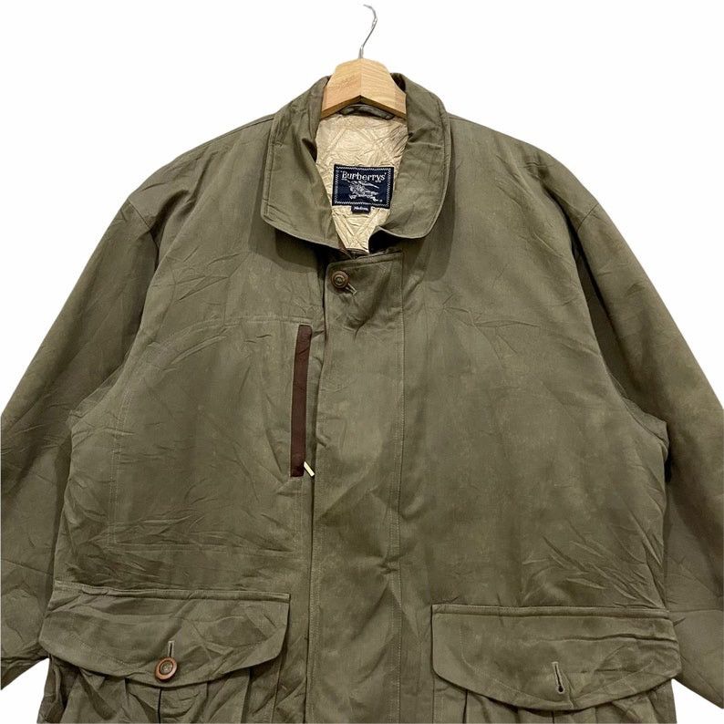 Burberry × Burberry Prorsum × Vintage ‼️OFFER‼️Vintage 80s Burberrys Cargo Jacket Size US M / EU 48-50 / 2 - 3 Thumbnail