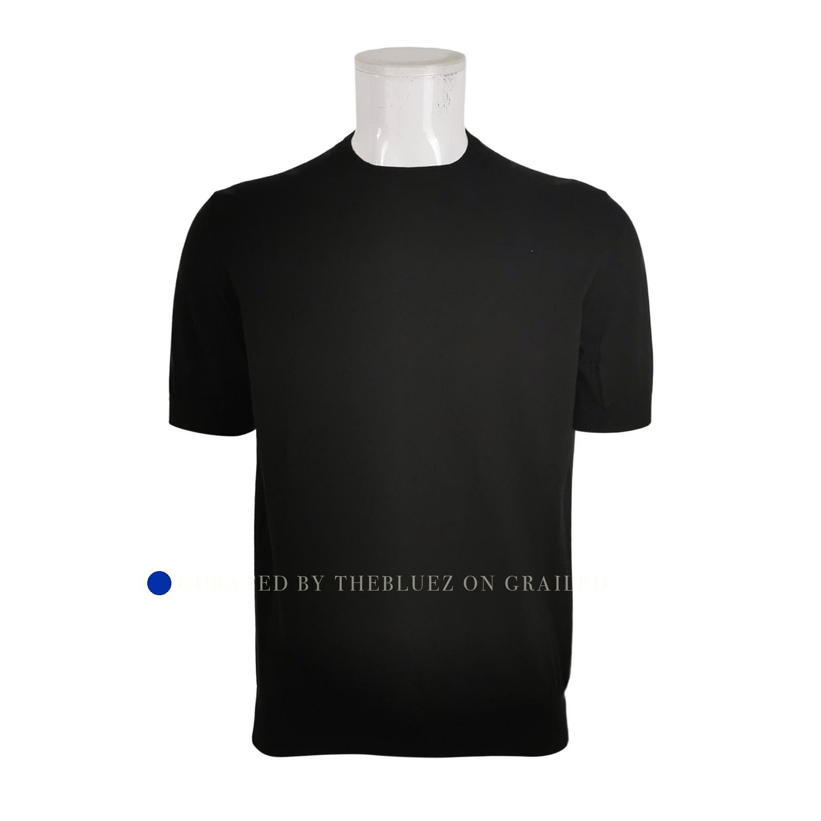 Prada Black Crew Neck Knit T-Shirt in Size M Size US M / EU 48-50 / 2 - 1 Thumbnail