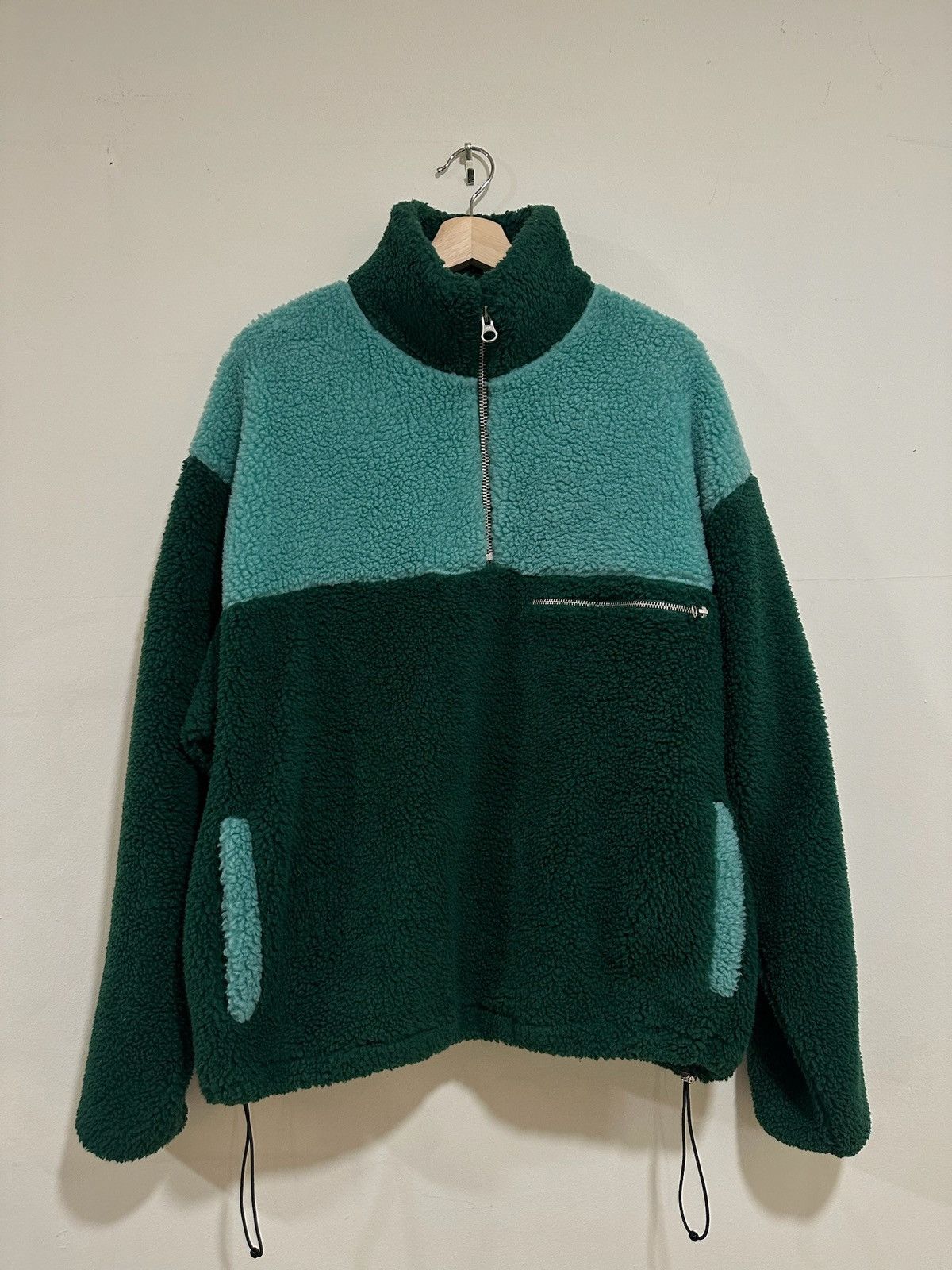 image of Ronning Sherpa 1/4 Zip in Blue, Men's (Size Large)