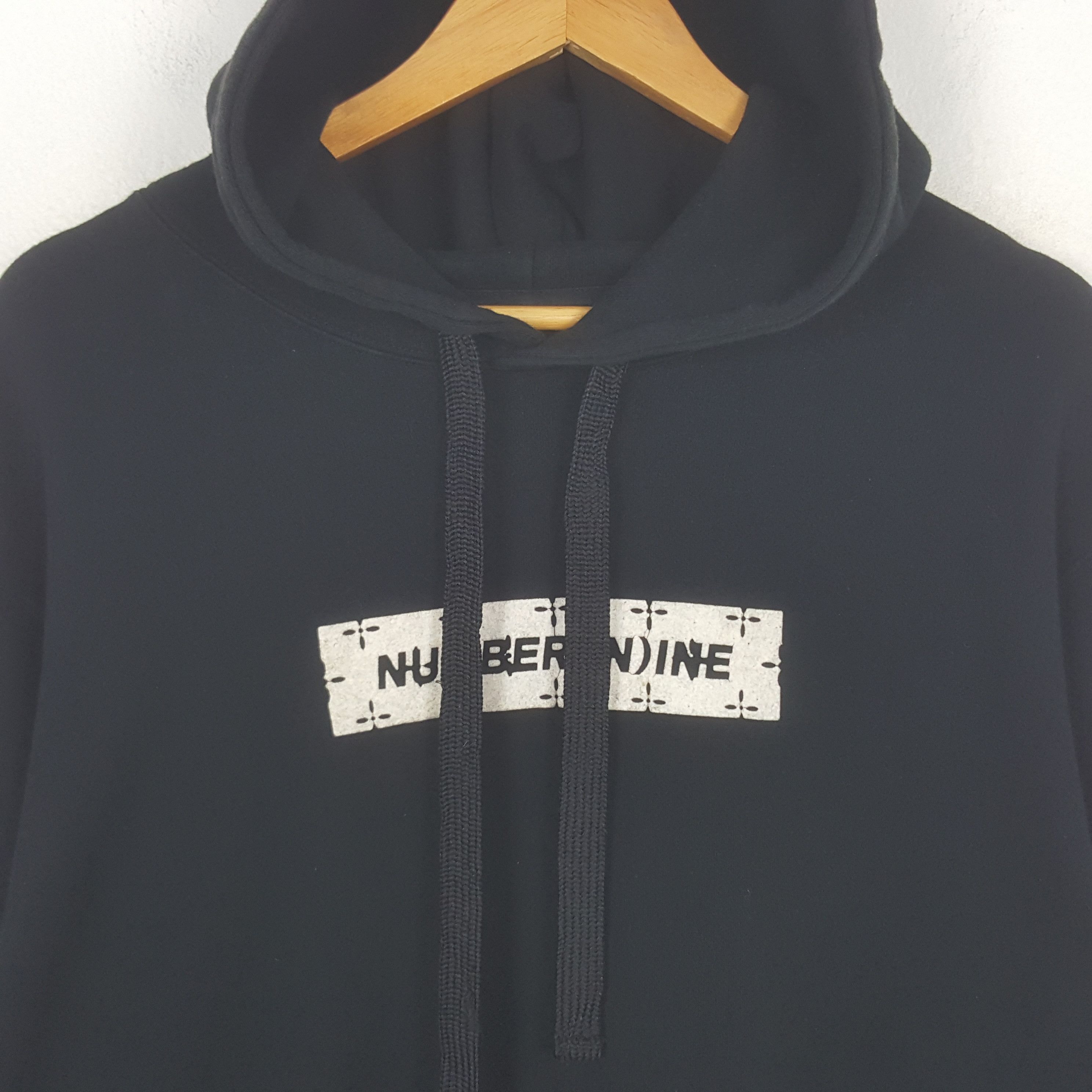 Number (N)ine Vintage Number Nine Box Logo Japanese Hoodies C298N3 Size US M / EU 48-50 / 2 - 2 Thumbnail