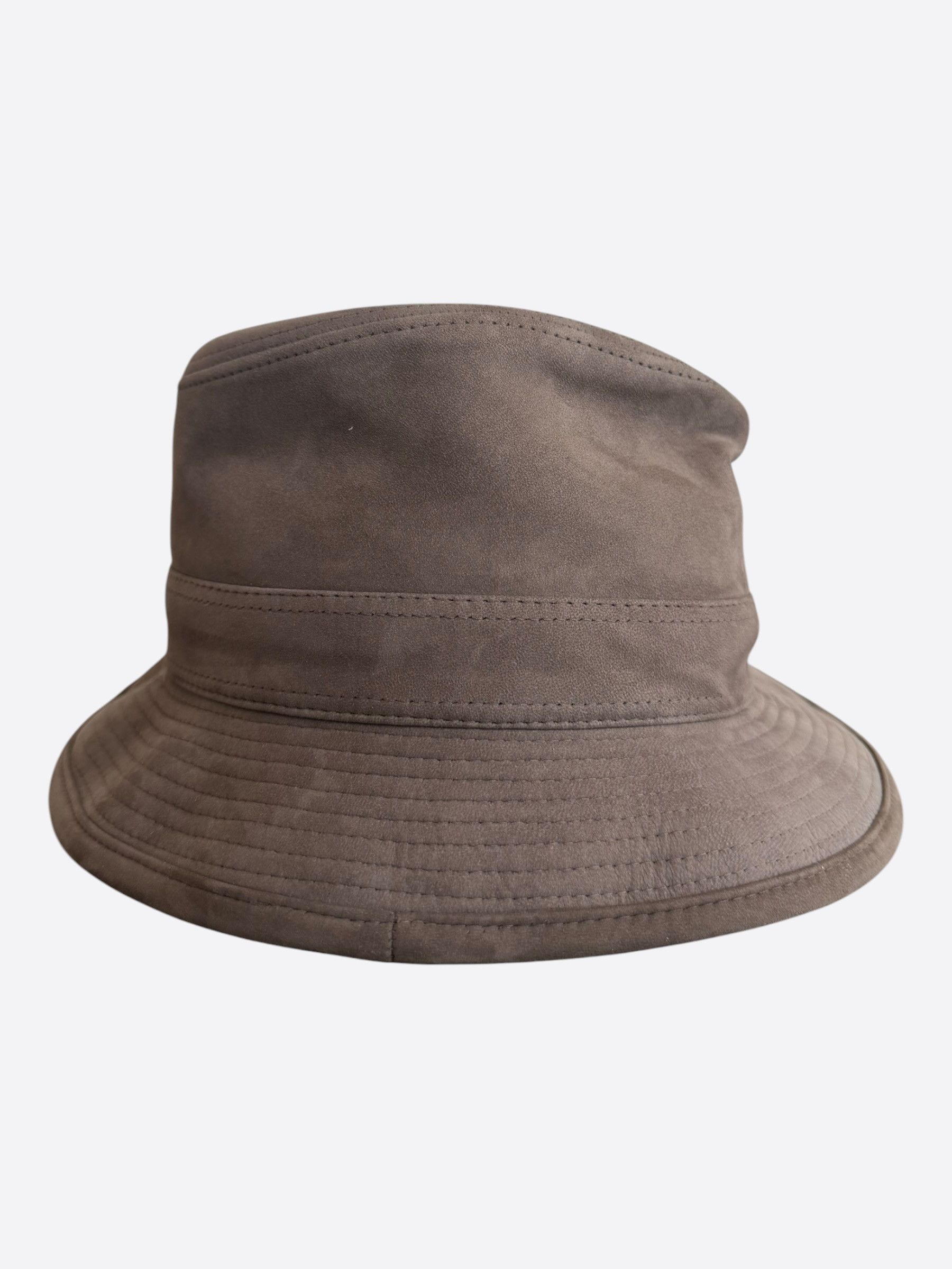 Hermes Hermes Brown Suede Fedora Size ONE SIZE - 4 Thumbnail