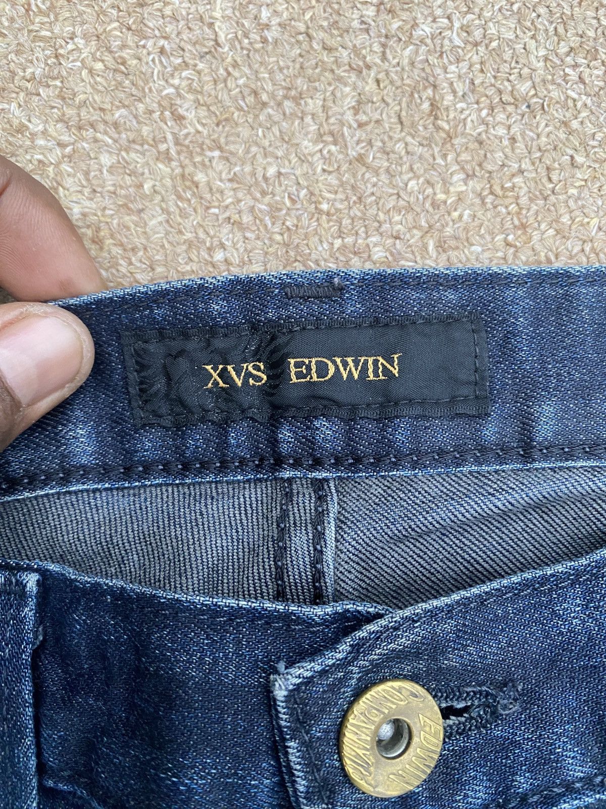 14th Addiction × Edwin × Vintage Vintage edwin xvs skinny denim Size US 30 / EU 46 - 15 Thumbnail