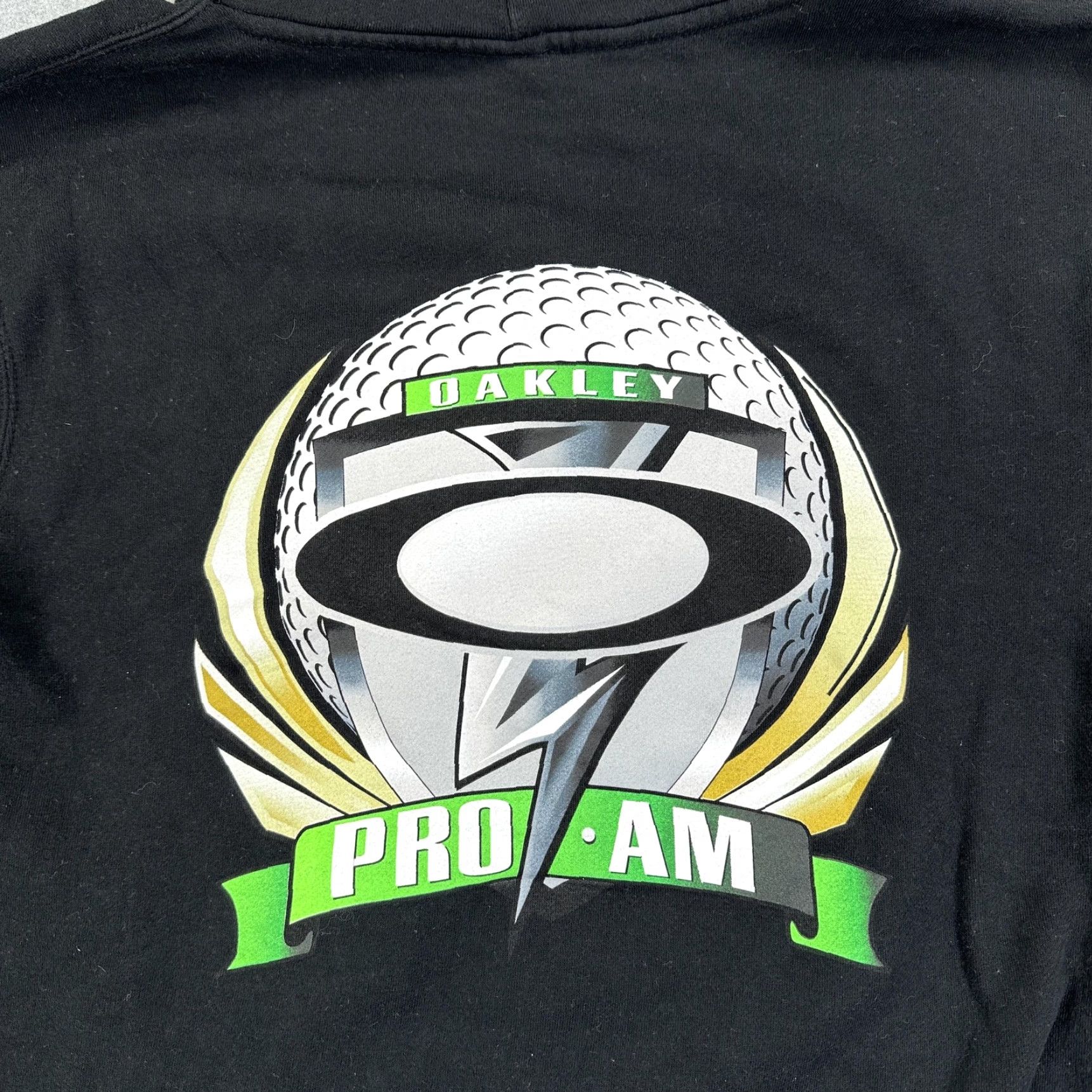 Oakley Oakley Hoodie Mens S Black Fleece Pullover Pro Am Golf Graphic Sweatshirt Size US S / EU 44-46 / 1 - 7 Thumbnail