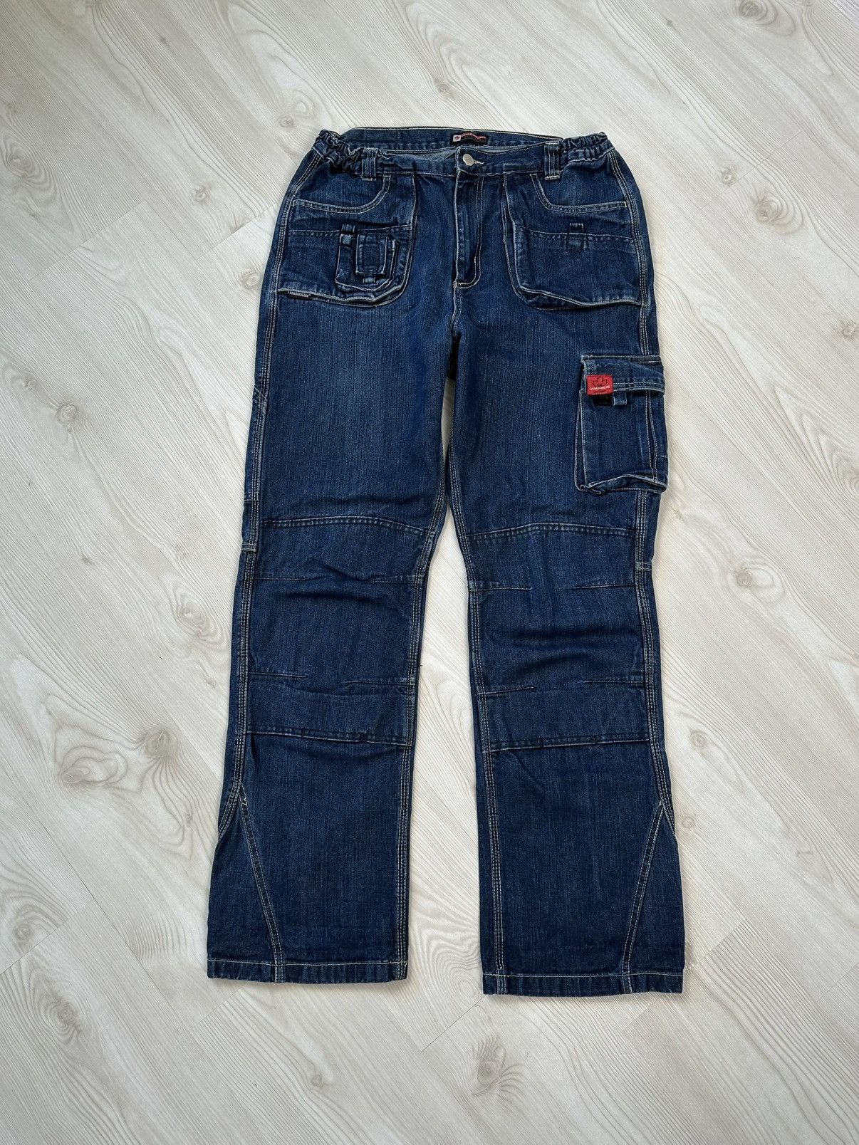 Vintage Vintage Y2k Carhartt Style Denim Jeans Streetwear Size US 34 / EU 50 - 3 Thumbnail