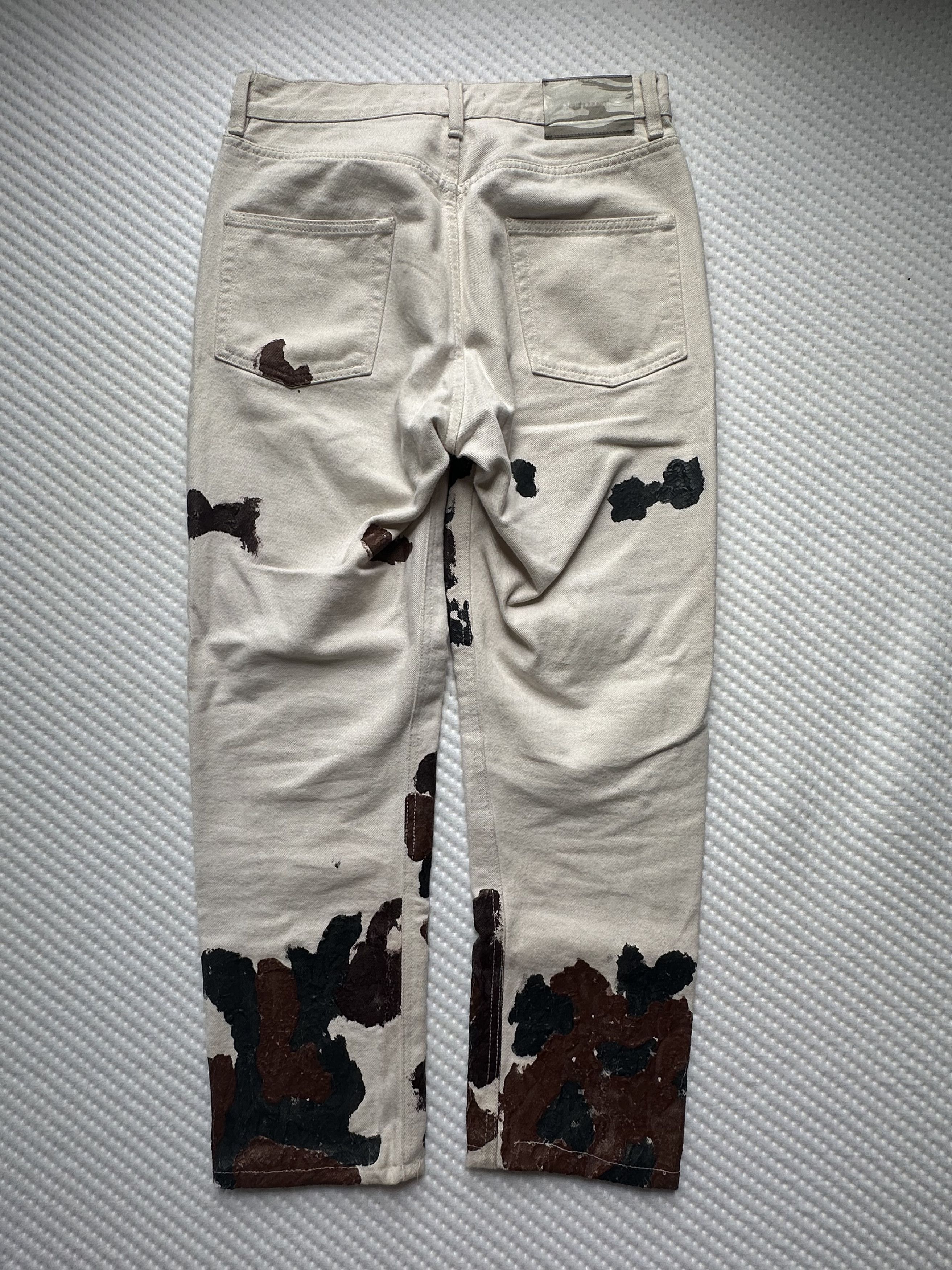 image of Our Legacy Painted Pants in White, Men's (Size 30)