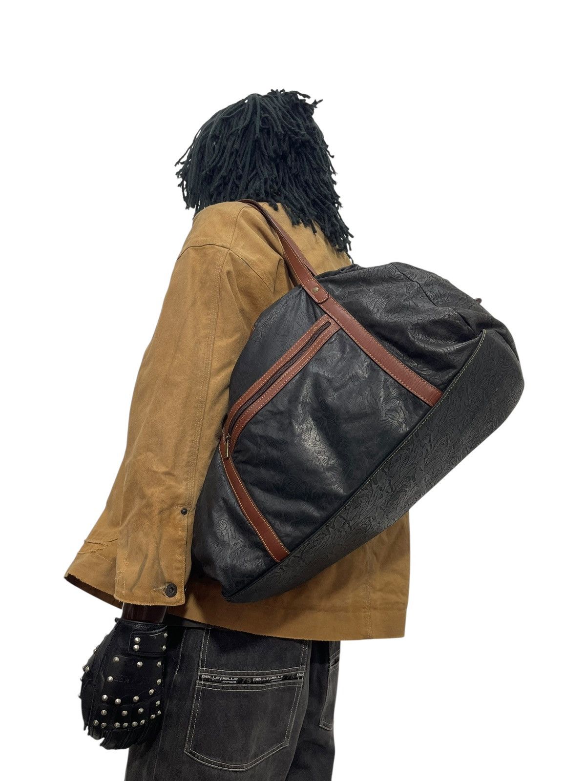 Genuine Leather Full Leather Kastoria Barcelona Duffle Travel Bag 6🟩 Size ONE SIZE - 1 Thumbnail