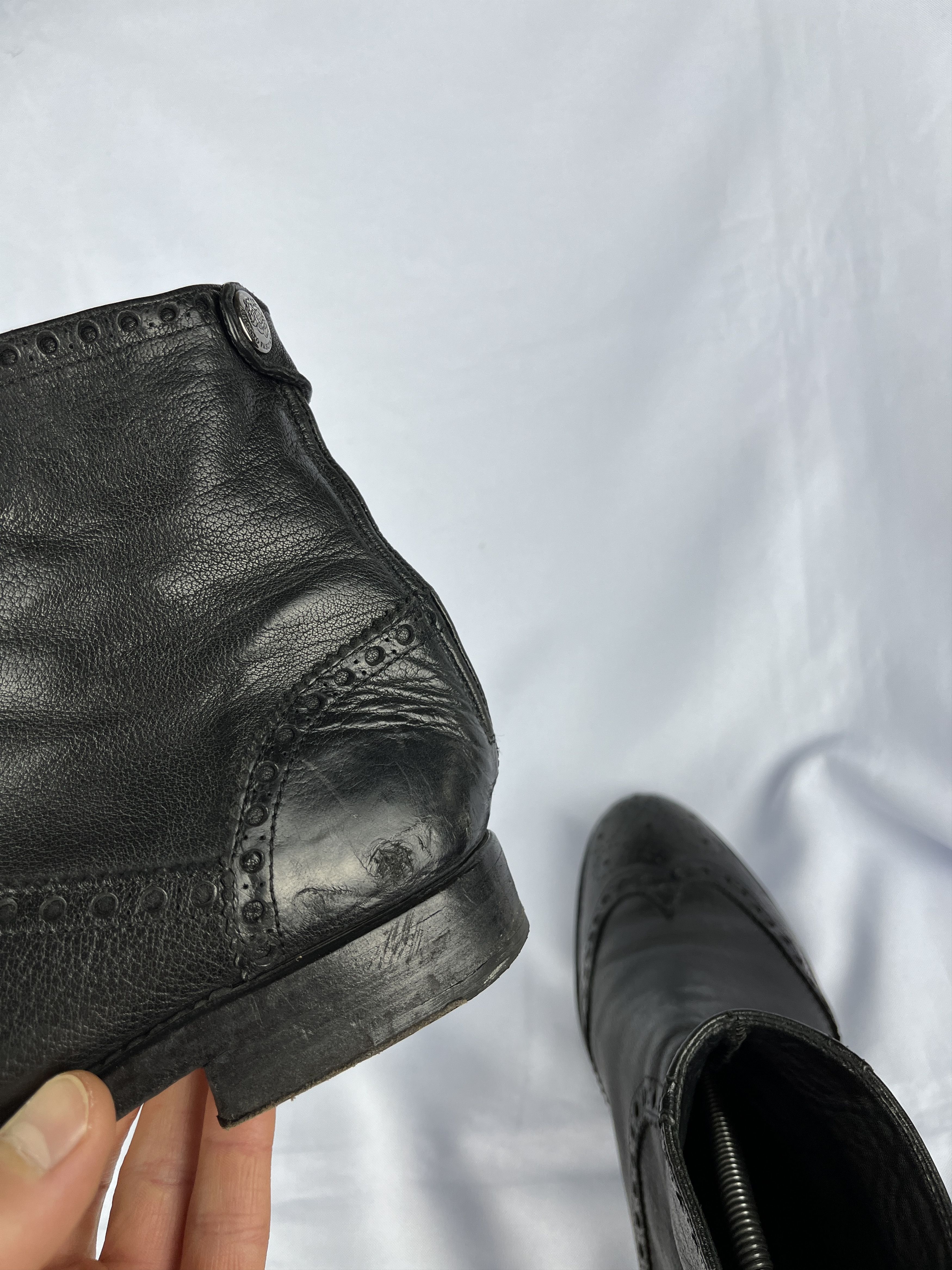 Alberto Fasciani × Leather Alberto Fasciani Ankle Zip Leather Boots Size 39.5 UK 5.5 Size US 6.5 / EU 39-40 - 8 Thumbnail
