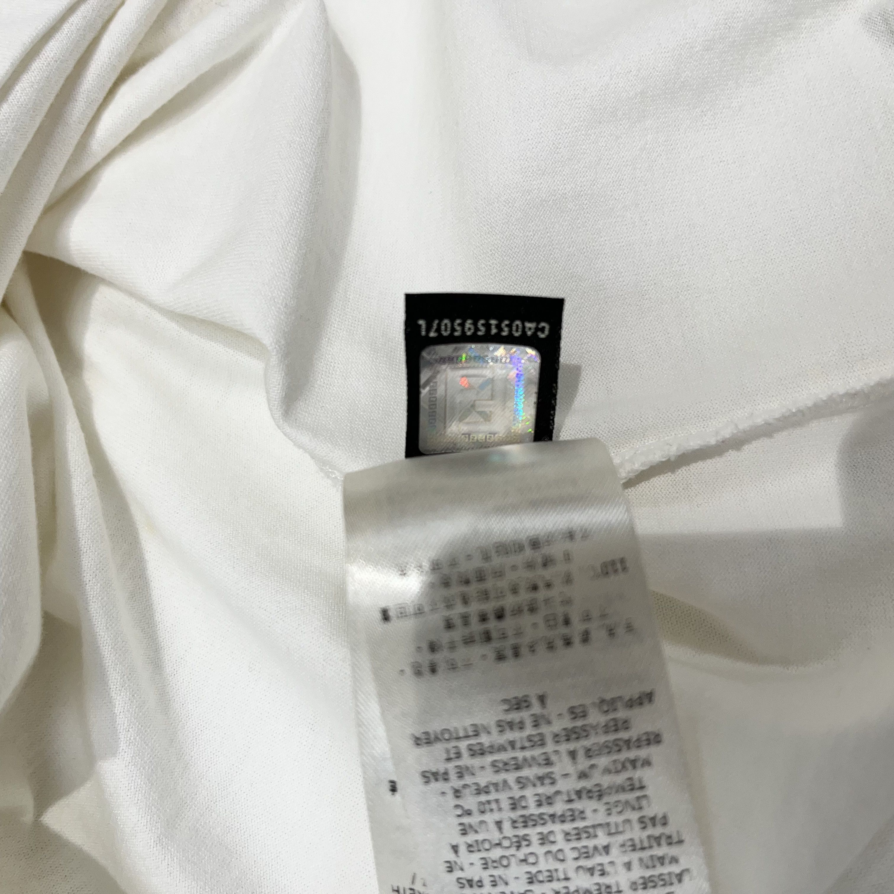 Fendi Fendi Tee White Size US L / EU 52-54 / 3 - 9 Thumbnail