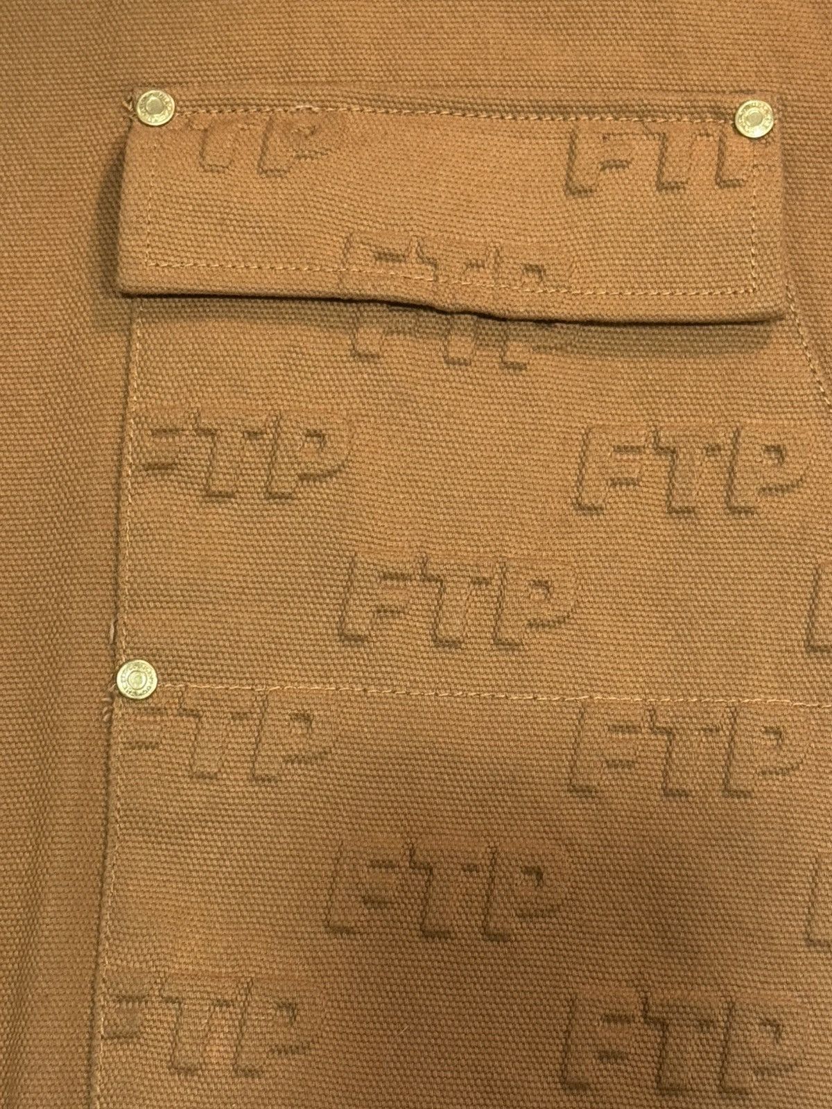 Fuck The Population FTP (FuckThePopulation) Embossed Logo Work Jacket Brown Size US XL / EU 56 / 4 - 7 Thumbnail