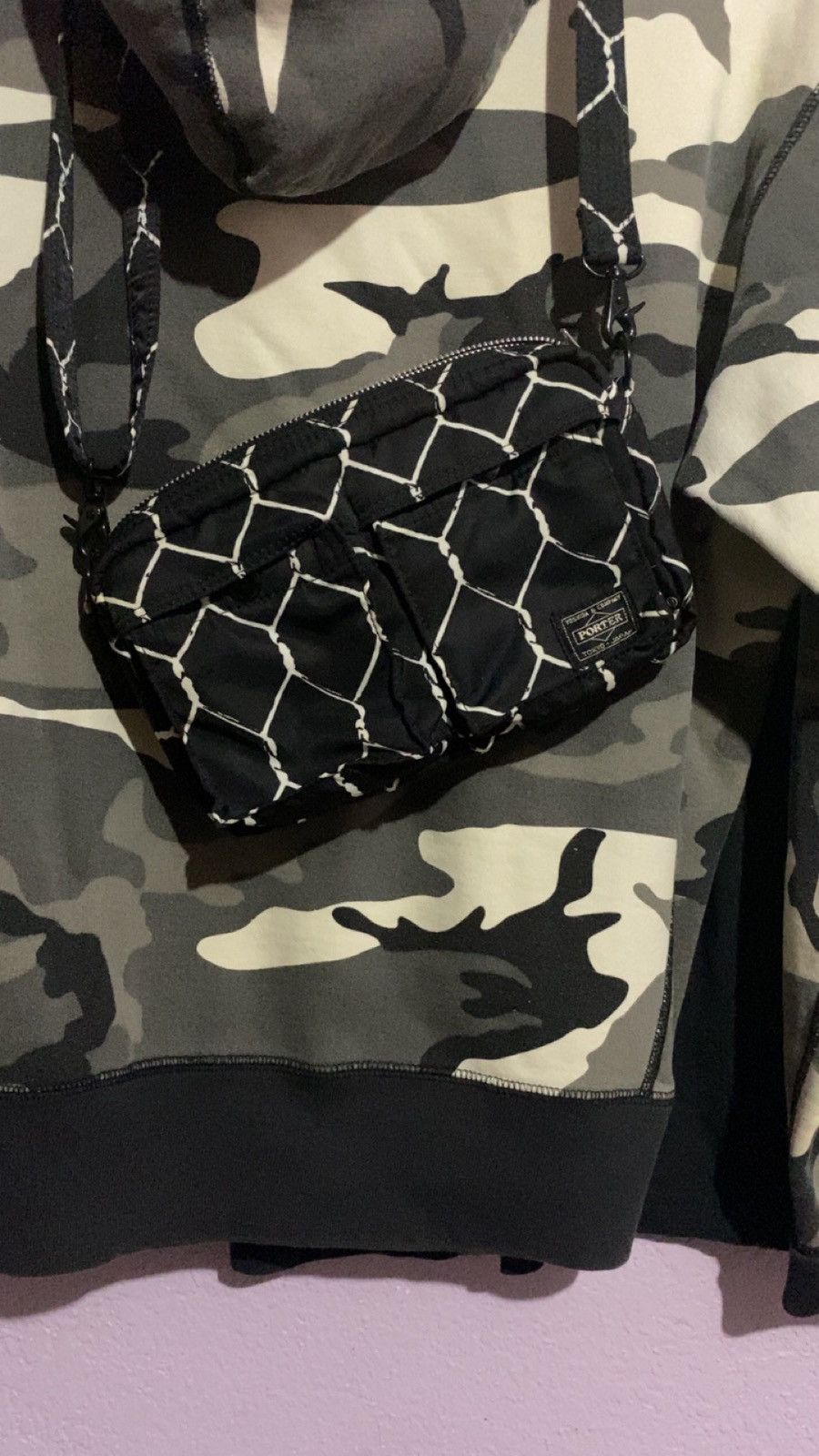 image of Undercover Shoulder Bag in Black, Men's
