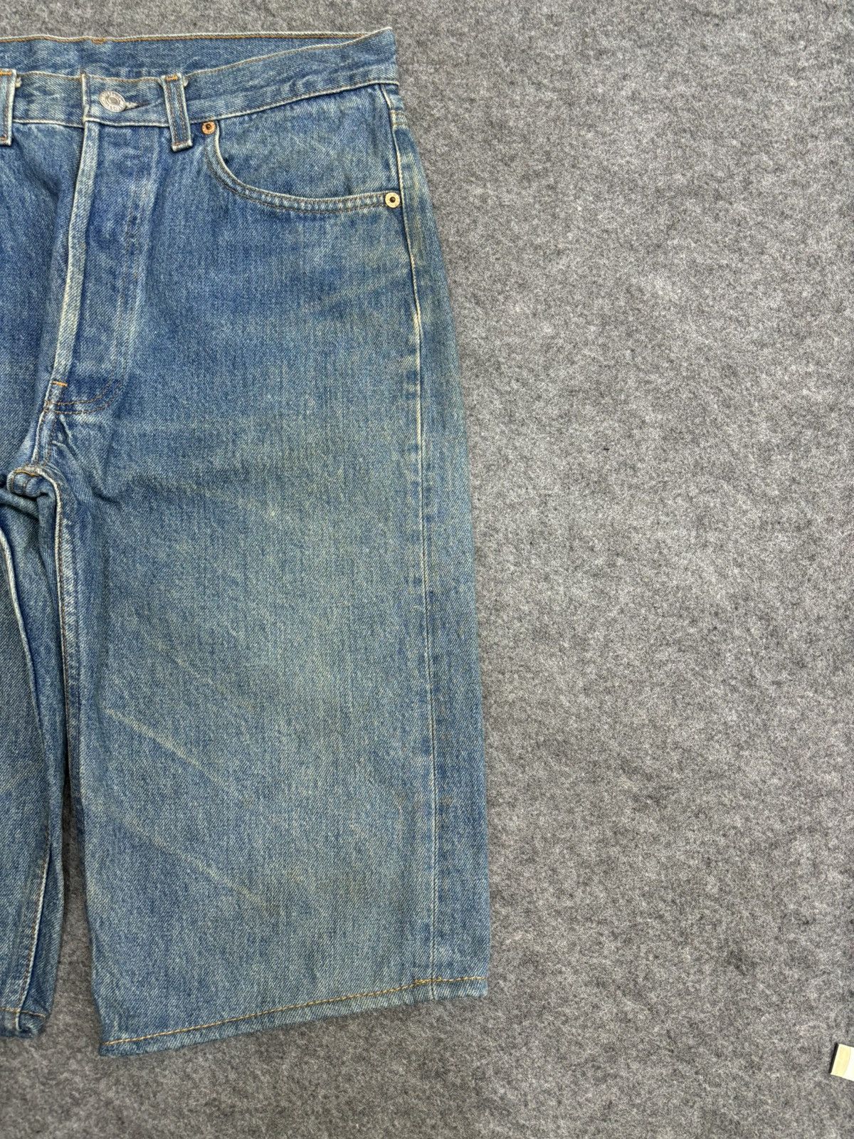 Levi's 💥Vintage 90s💥Vintage Levis 501xx Original Short Denim F517 Size US 30 / EU 46 - 5 Thumbnail