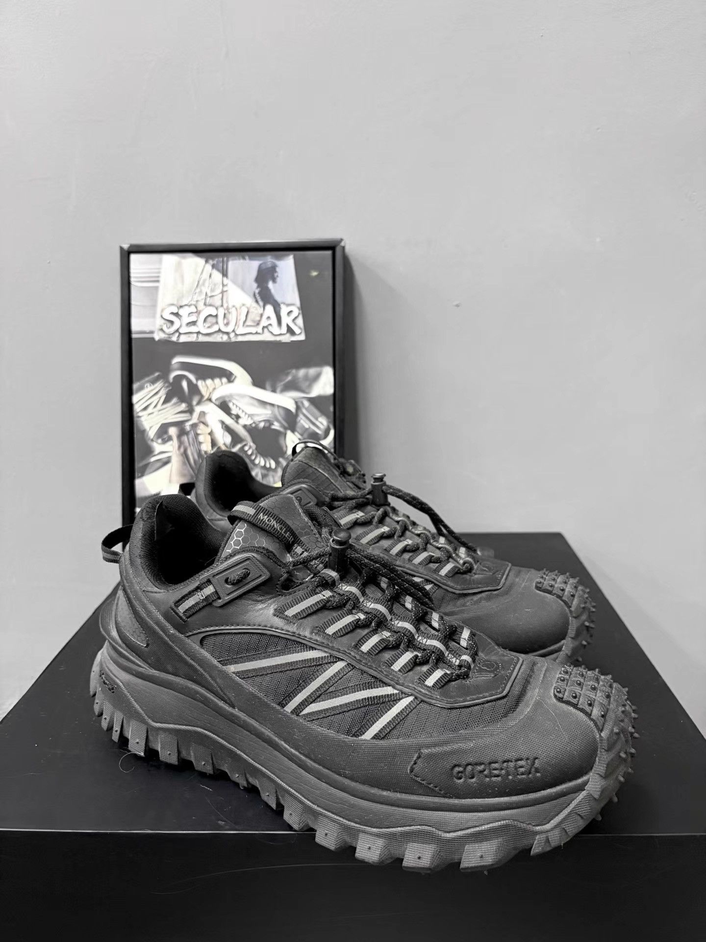 Moncler Moncler Trailgrip "Tire" Sneakers K34 Size US 8 / EU 41 - 3 Thumbnail