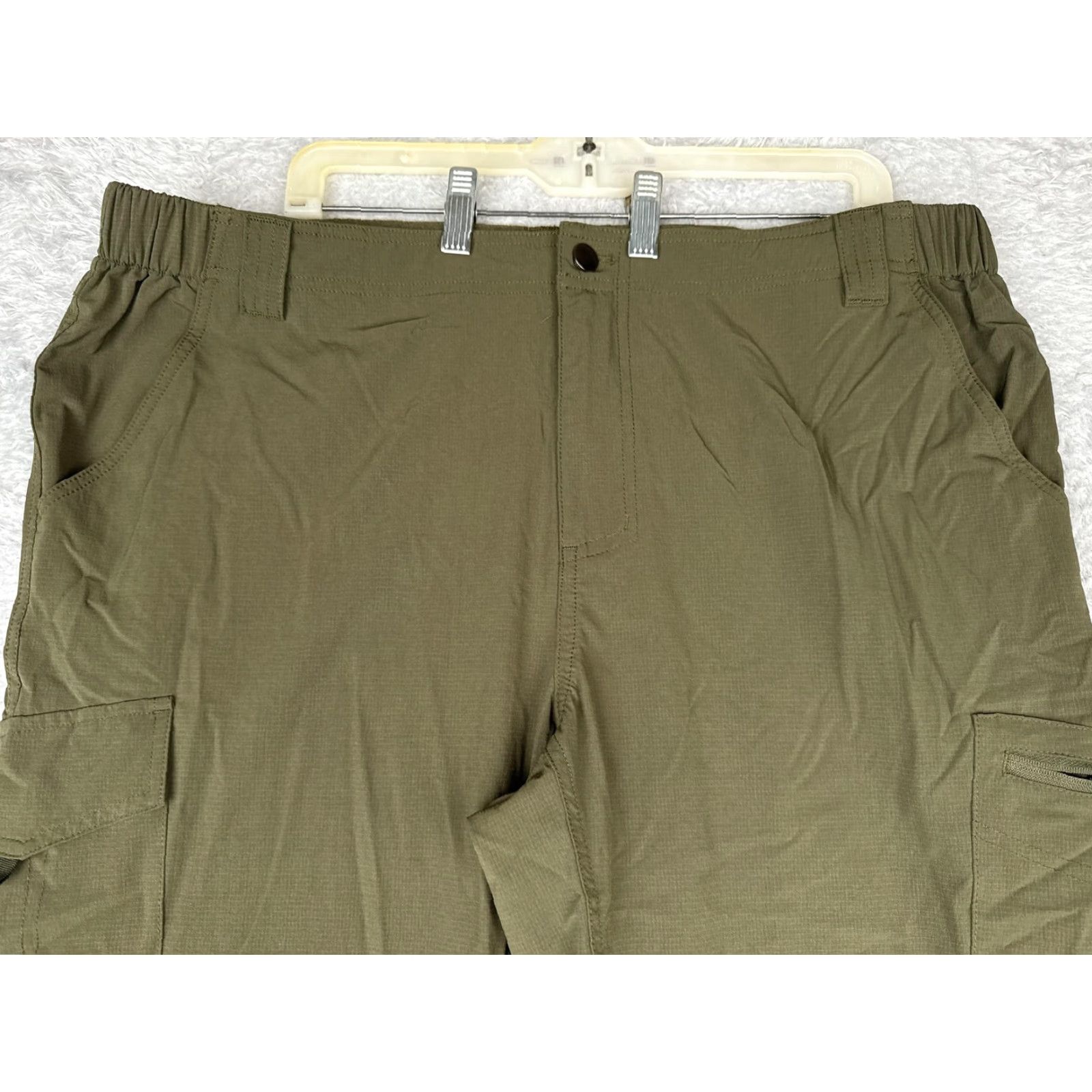 Vintage Toomett Mens Pants 38x29 Green Convertible Zip Off Hiking Cargo Nylon Spandex Pants Mens Regular Zip Off Legs Outdoor 90% Nylon 10% Spandex Boy Size US 38 / EU 54 - 4 Thumbnail