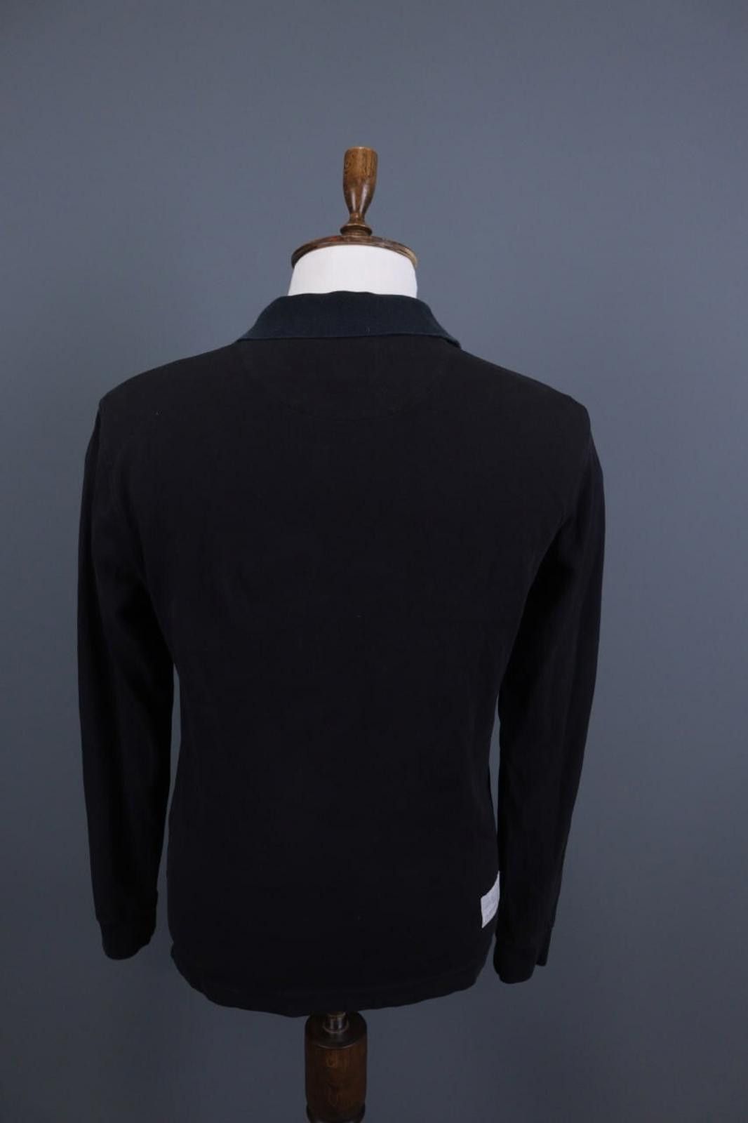 La Martina La Martina Buenos Aires Black Rugby Polo Shirt Size M Size US M / EU 48-50 / 2 - 7 Thumbnail