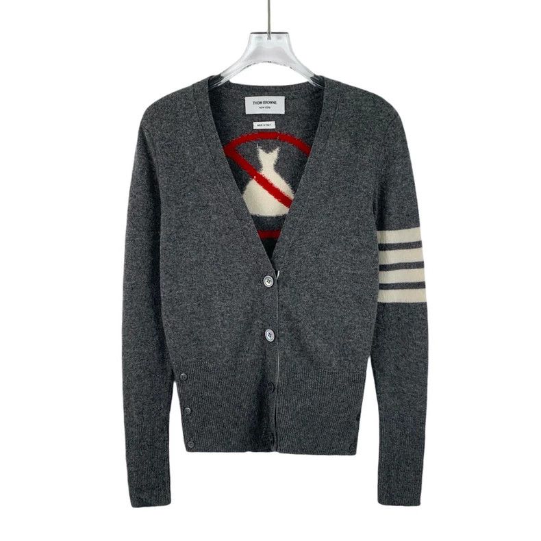 Thom Browne Thom Browne Long sleeve knit cardigan Size XS / US 0-2 / IT 36-38 - 1 Thumbnail