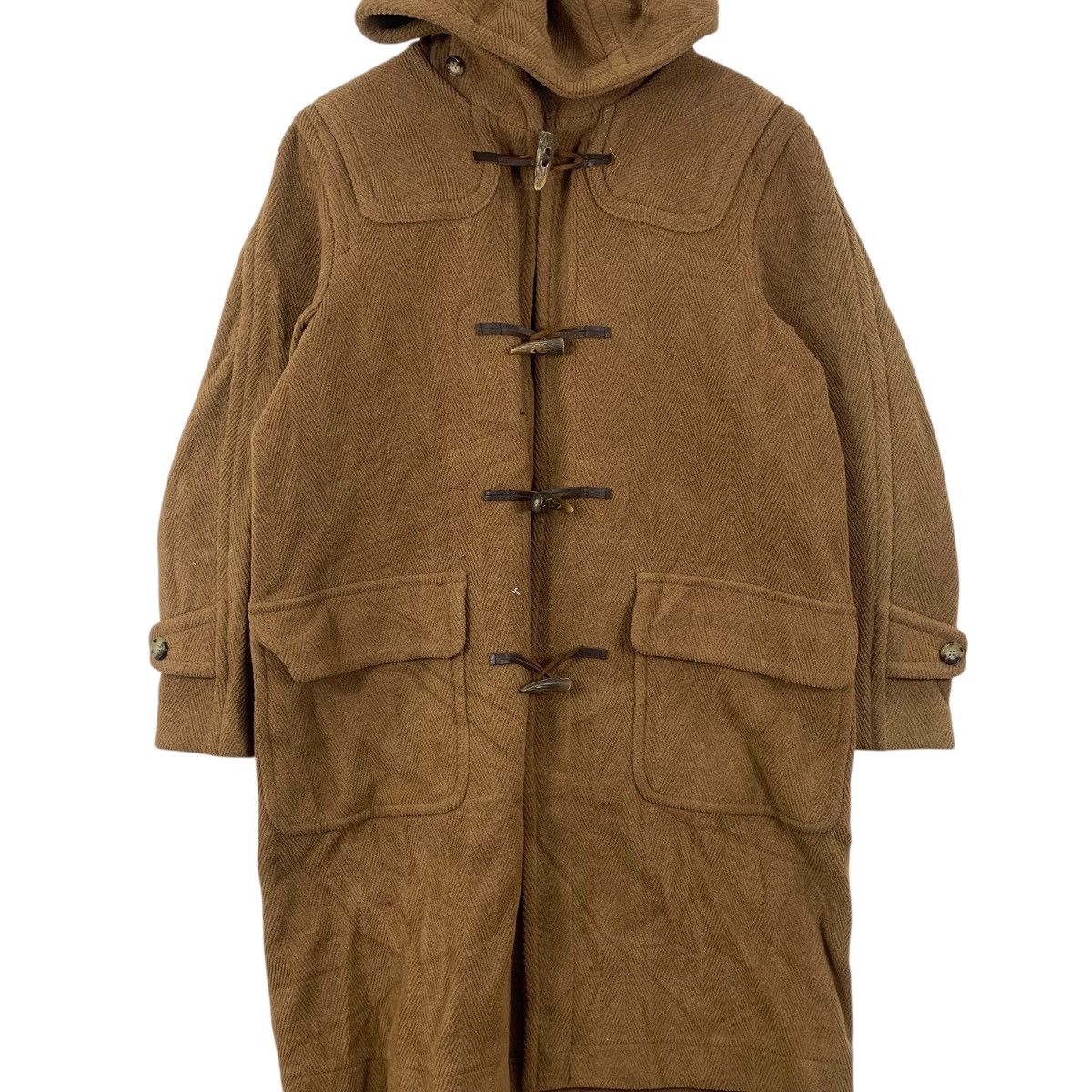 Vintage Vintage TESSUTO VALLOMBROSA x Flying Scotsman Duffle Coat Size L / US 10 / IT 46 - 5 Thumbnail
