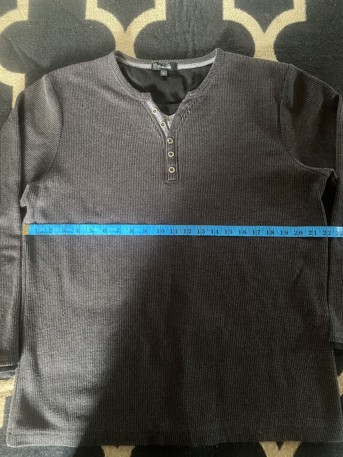Japanese Brand Vintage Japanese Brand Feurde black long sleeve Size US L / EU 52-54 / 3 - 8 Thumbnail