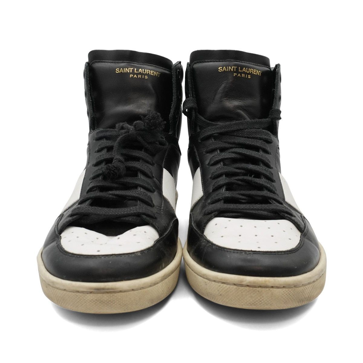 Saint Laurent Paris Saint Laurent 'SL10H' Hi Court Sneakers Size US 7 / EU 40 - 4 Thumbnail
