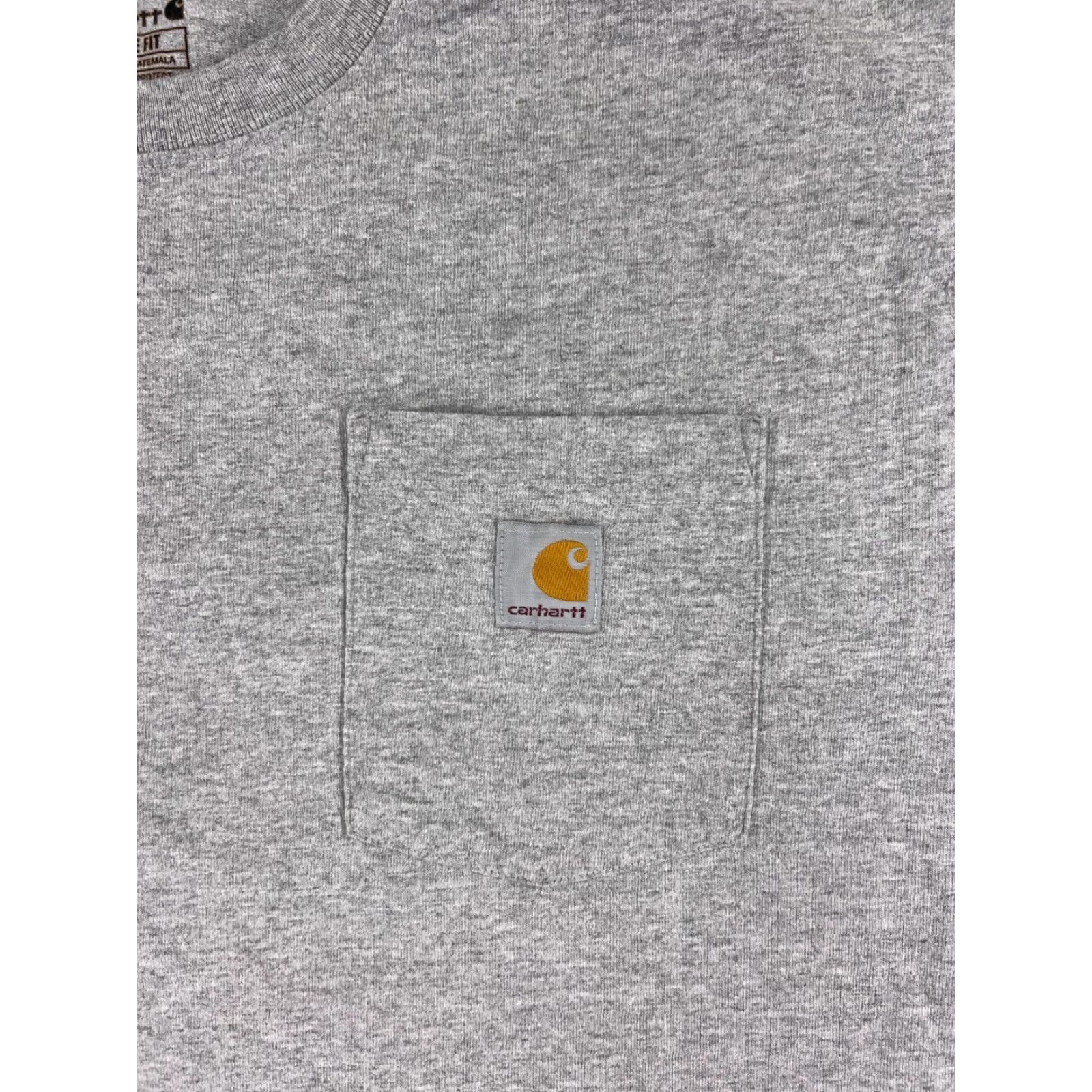 Carhartt Carhartt Shirt Men L Gray Short Sleeve Crew Neck Cotton Workwear Logo Back Vintage No N/A? Size US L / EU 52-54 / 3 - 6 Thumbnail