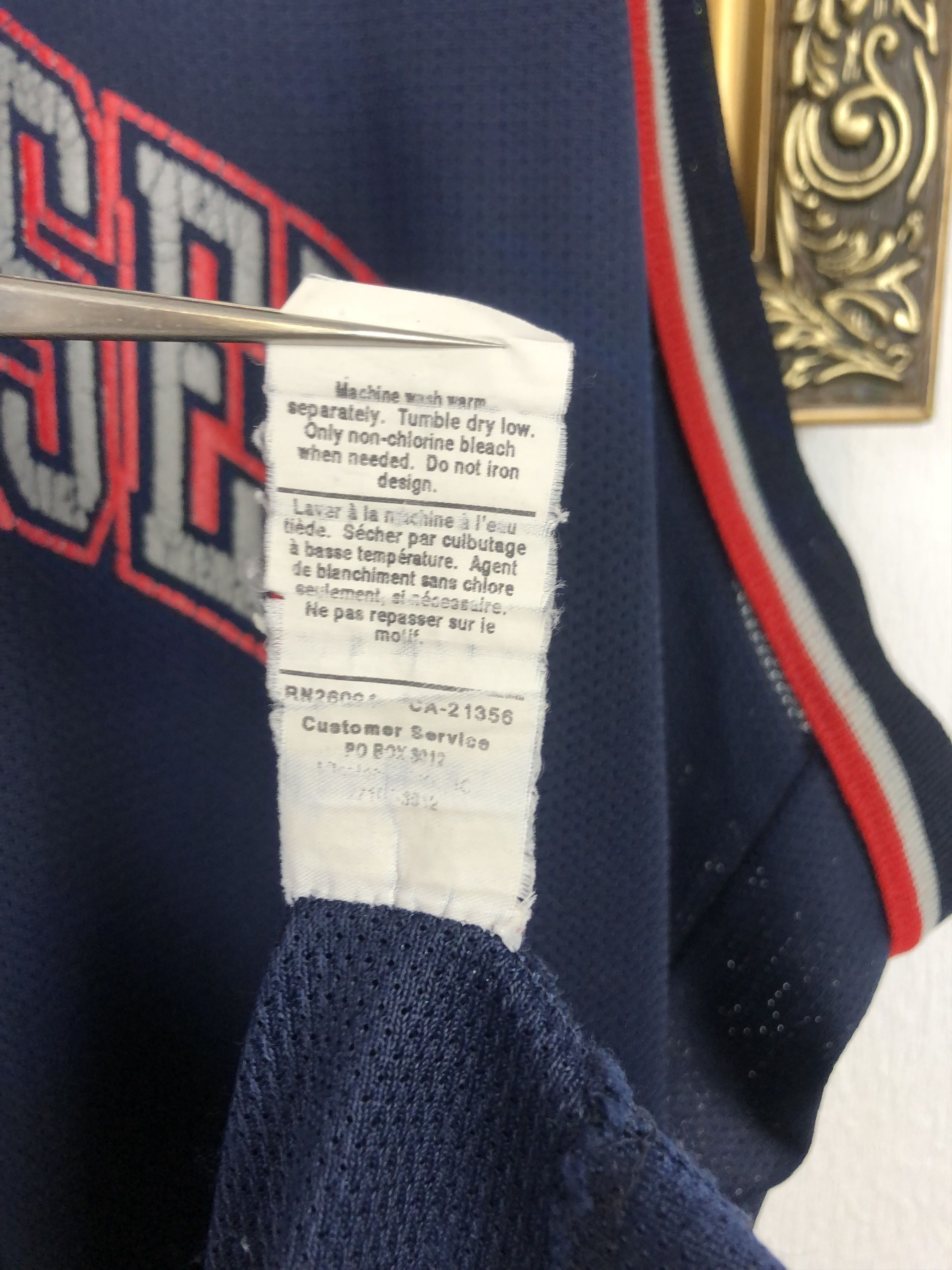 Champion Vintage Champion New Jersey Nets NBA Jersey 1 Shirt Size US XXL / EU 58 / 5 - 10 Thumbnail
