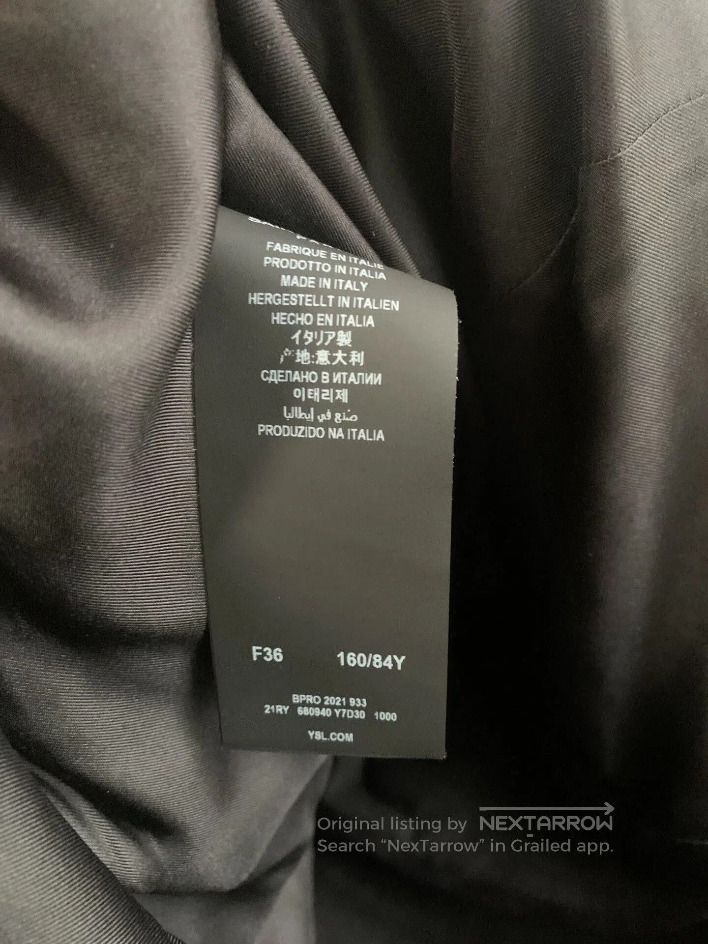 Saint Laurent Paris Saint Laurent Tweed Little Black Dress. Size XS / US 0-2 / IT 36-38 - 3 Thumbnail