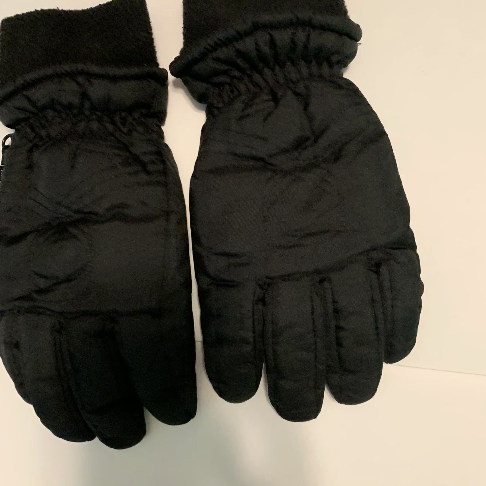 Vintage Thinsulate Insulation 40 Gram Men Winter Gloves Medium Black Size ONE SIZE - 3 Thumbnail