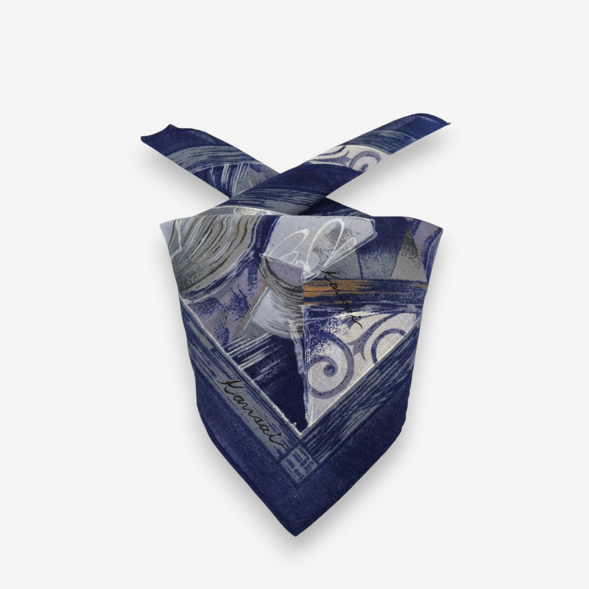 Kansai Yamamoto Vintage Kansai Handkerchief Pocket Square Bandana Size ONE SIZE - 4 Thumbnail