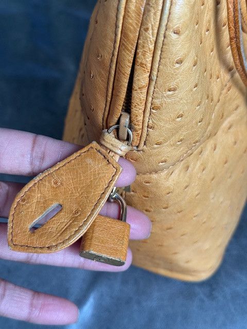 Other Bianchi & Nardi Ostrich Leather Handbag – Made in Italy Size ONE SIZE - 5 Thumbnail