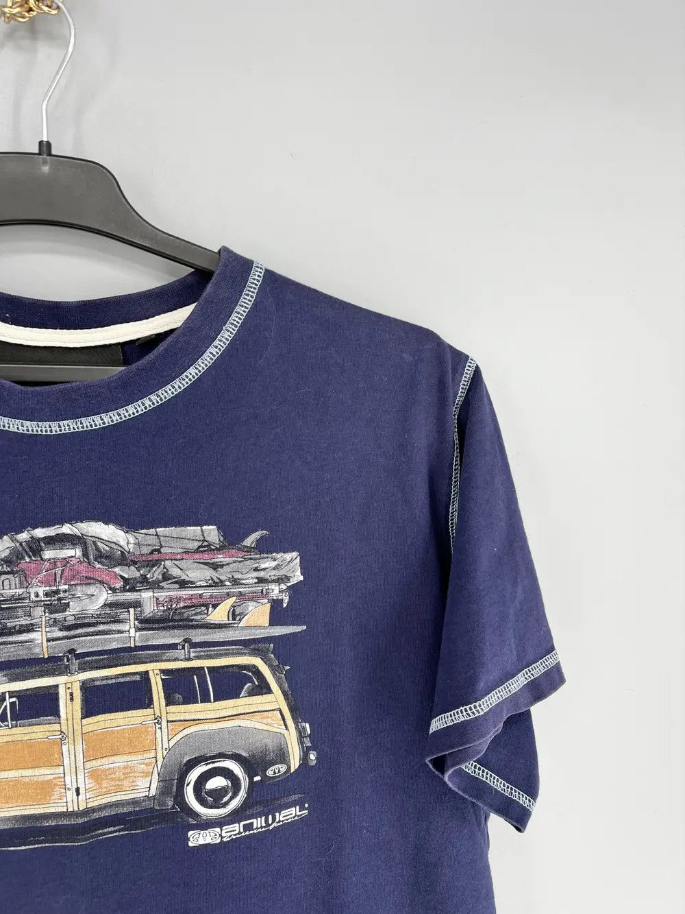 Vintage Vintage Y2K ANIMAL SKATE Big Logo Tee Streetwear 90s Style Size US XL / EU 56 / 4 - 7 Thumbnail