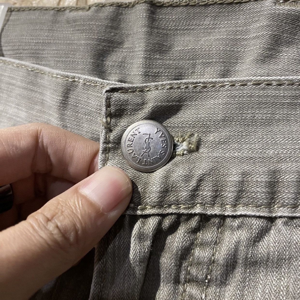 Yves Saint Laurent Rare VTG YSL YVES SAINT LAURENT JEANS PANTS MERCER OLD MONEY Size US 37 - 6 Thumbnail