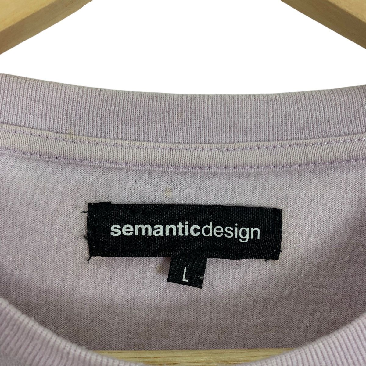 semanticdesign SEMANTIC DESIGN Funny Feeling Japanese Brand Tshirt Size US L / EU 52-54 / 3 - 5 Thumbnail