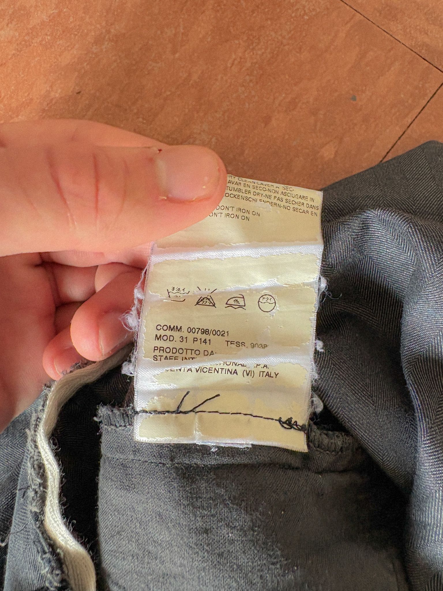 Maison Margiela Martin Margiela SS02 (Blank Tag) Frayed Tape Pants Size US 30 / EU 46 - 10 Thumbnail